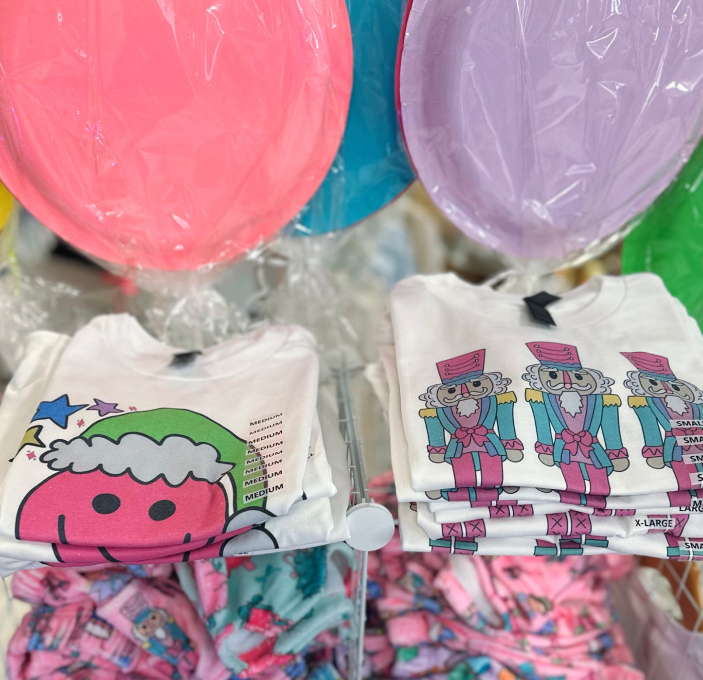 Colorful Christmas sub tees