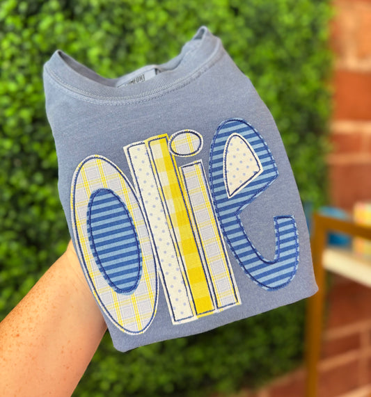 Sun and sky appliqué