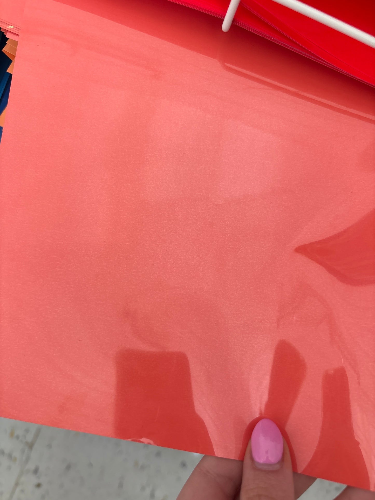 Pink, Red and Orange Vinyl