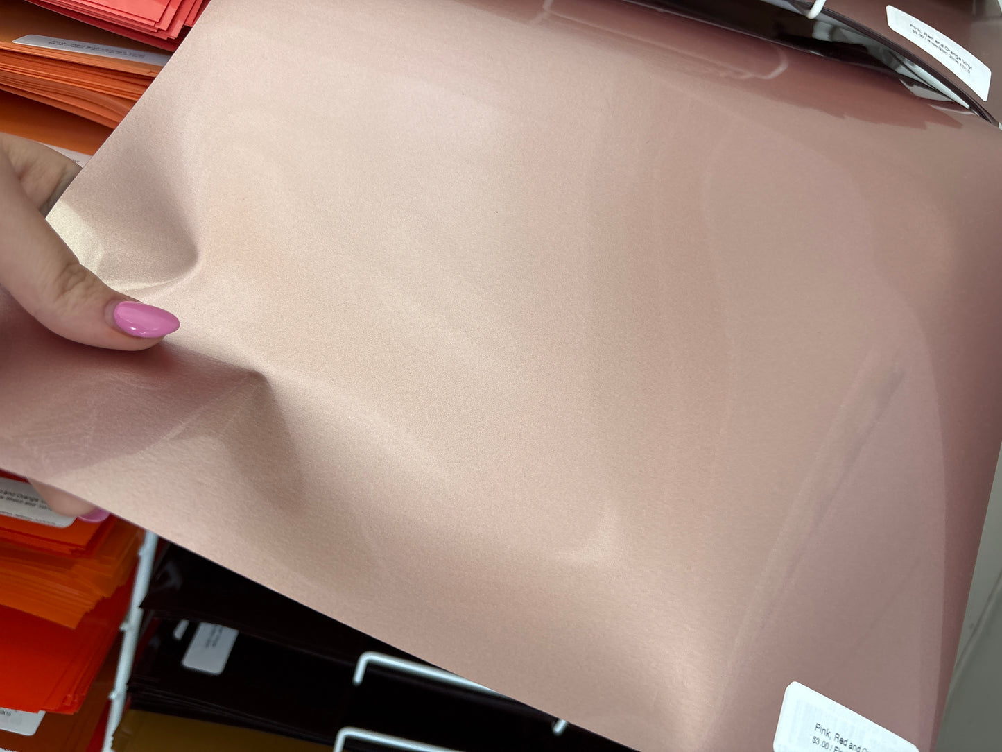 Pink, Red and Orange Vinyl