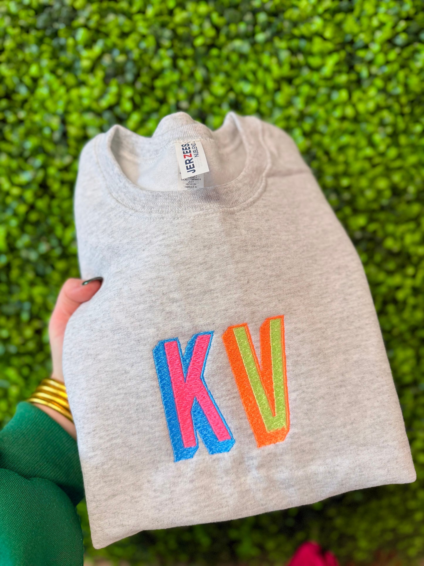 Shadow block sweatshirt