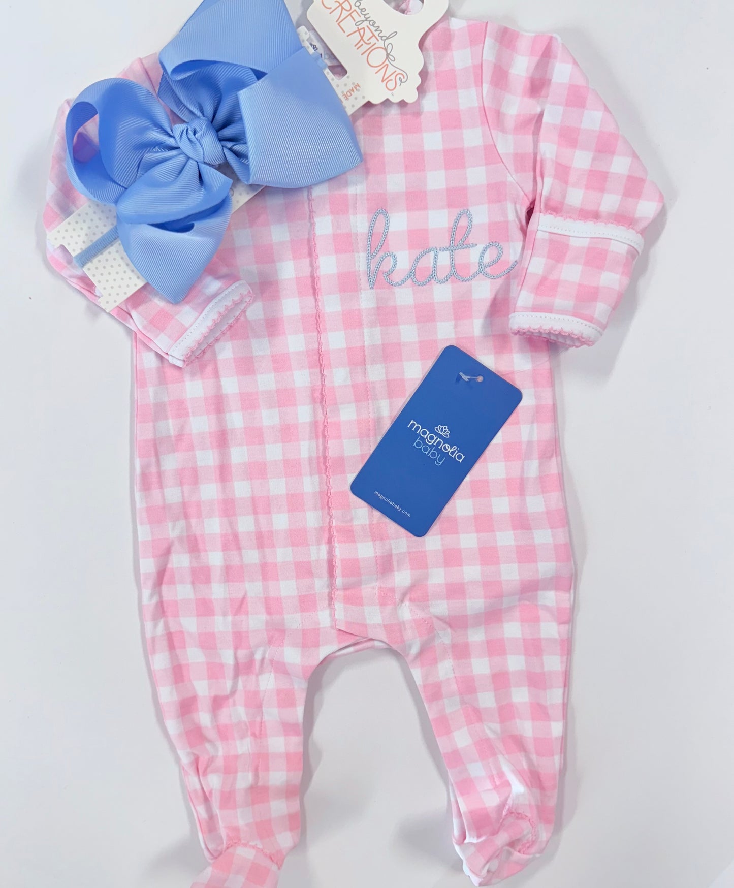 Gingham Footies