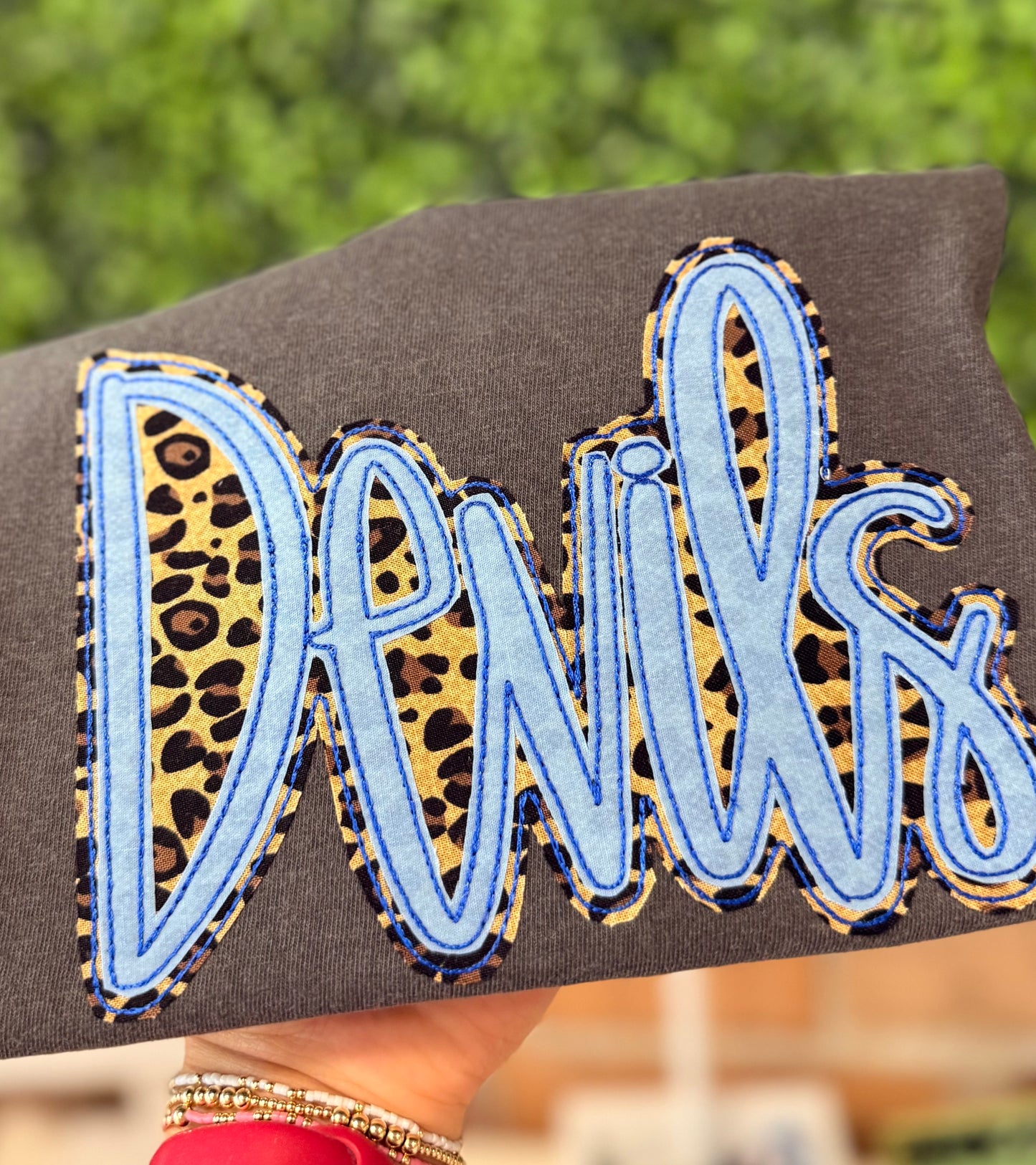 Two times the fun double appliqué tee