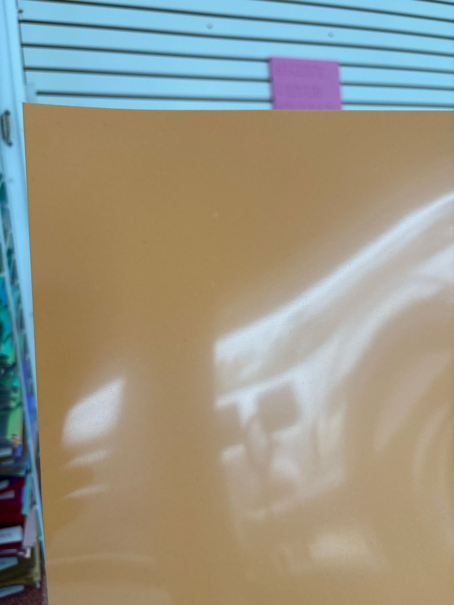 Green and yellow vinyl