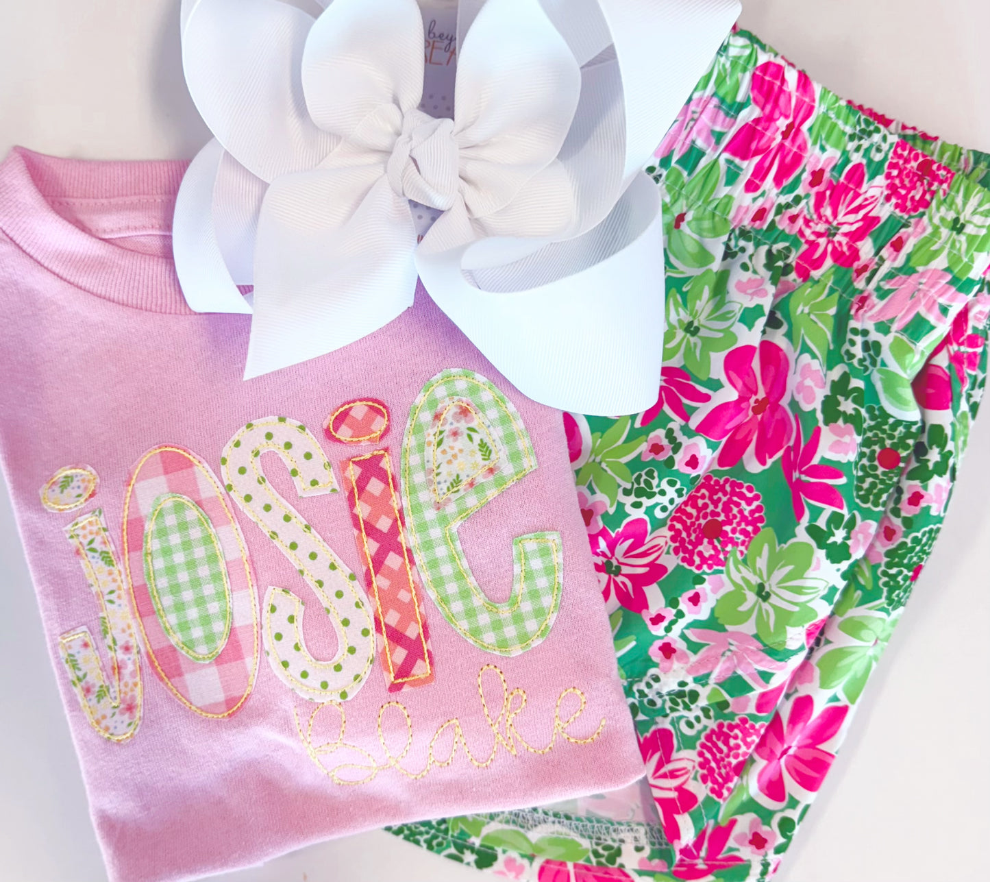 Custom applique tee
