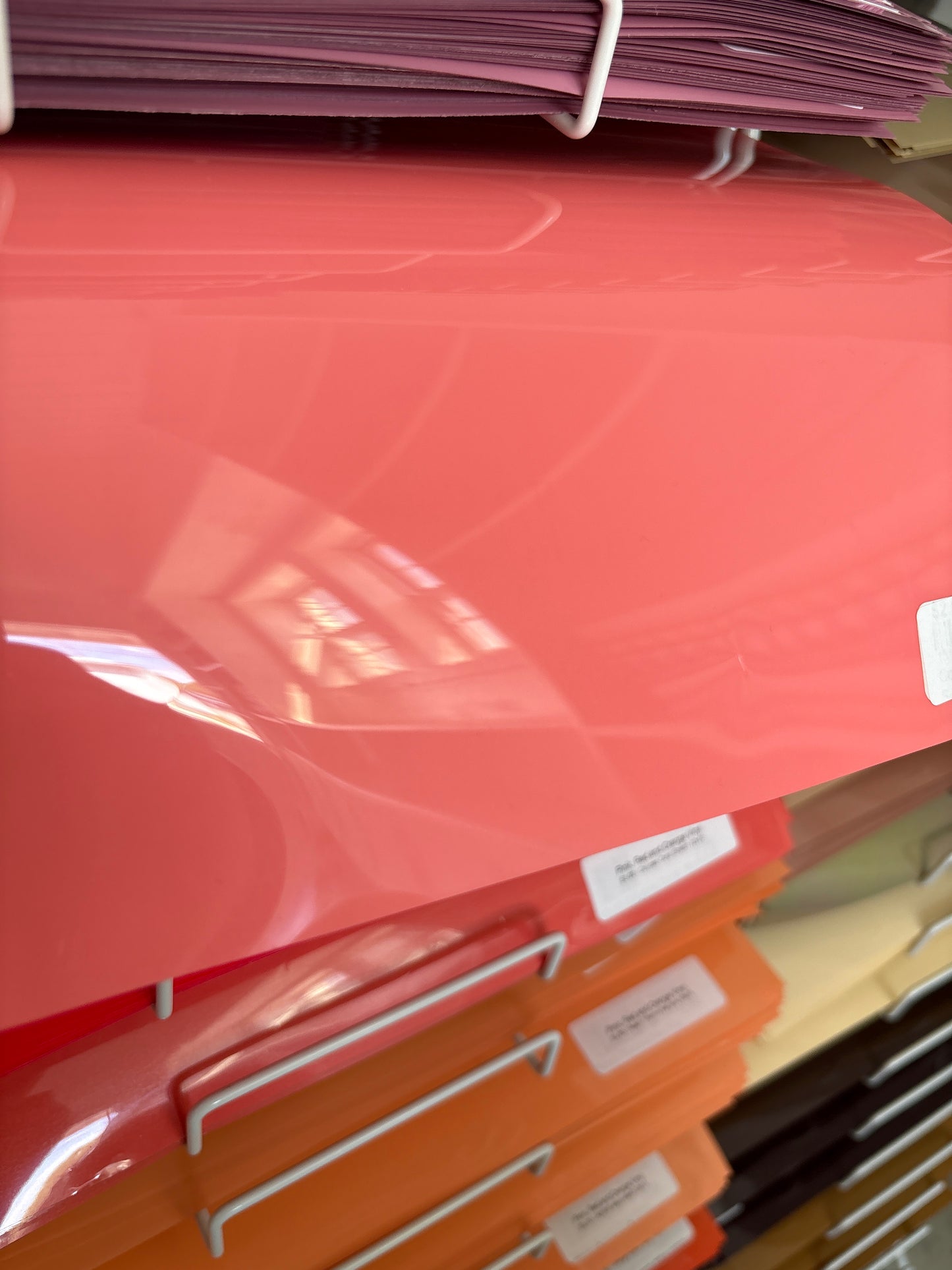 Pink, Red and Orange Vinyl