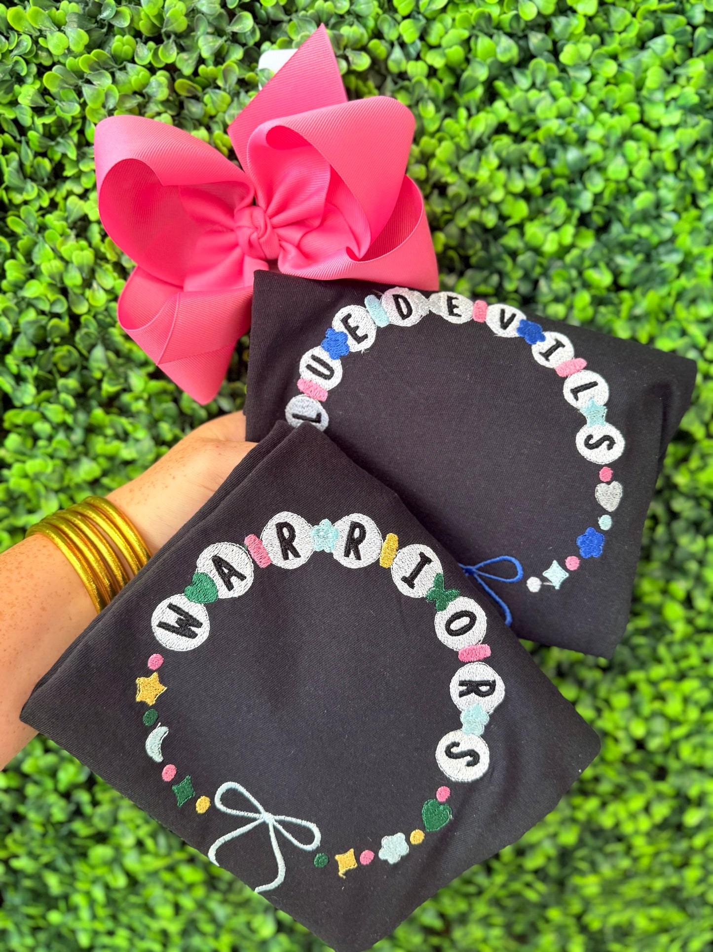 School friendship bracelet tee