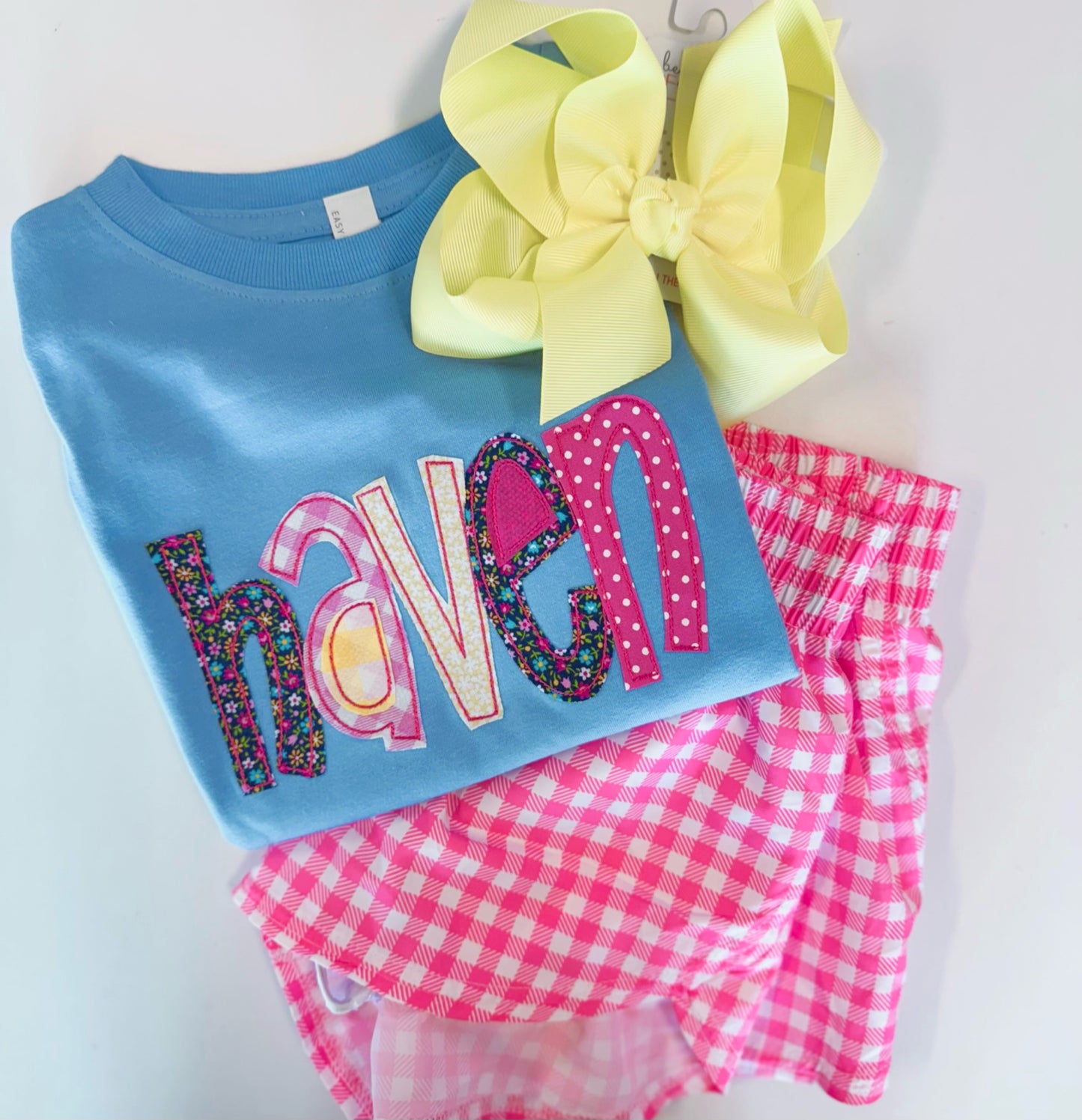 Custom applique tee