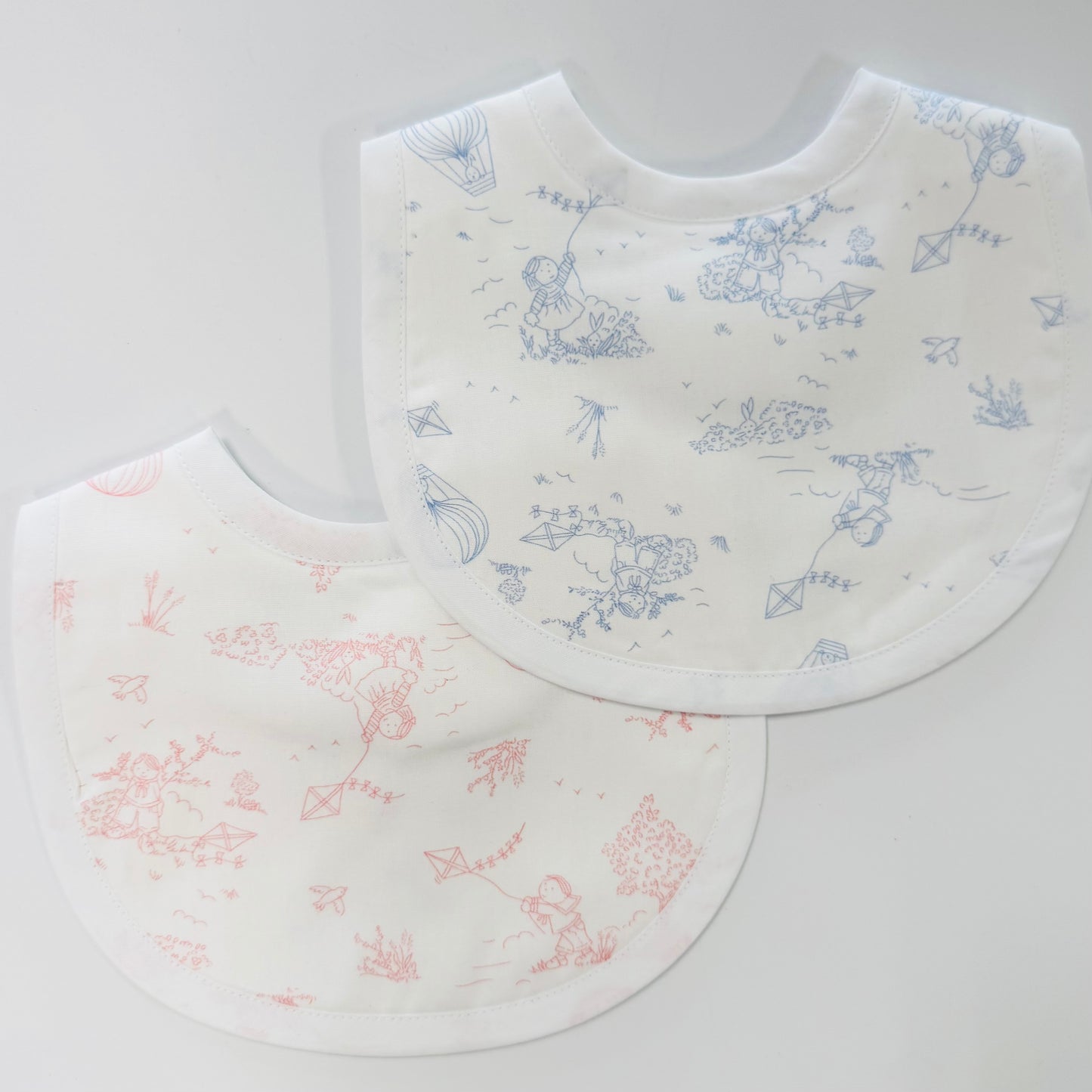 Toile Tales Bibs & Burp Cloth