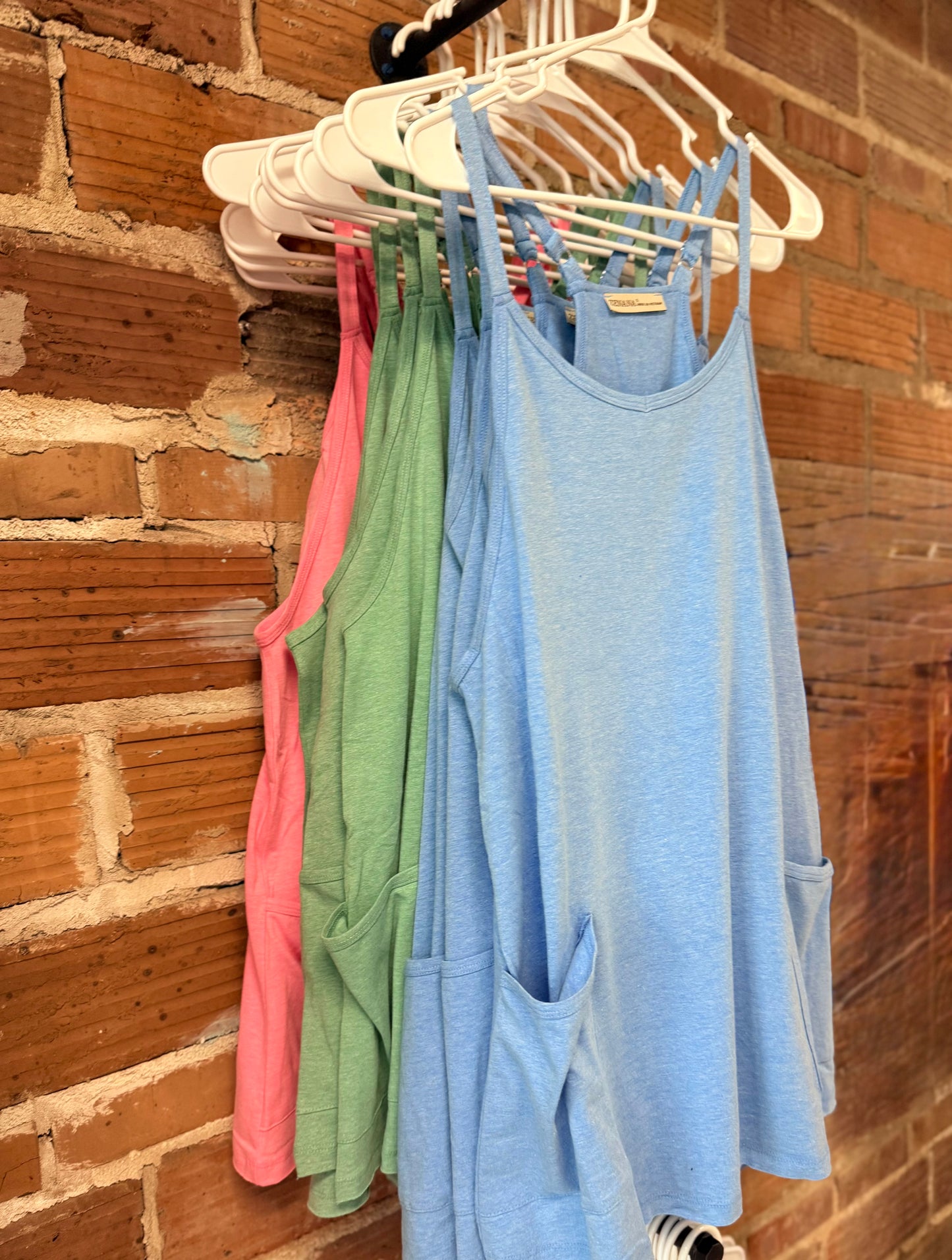 Adult Loose Fit Pocket Romper