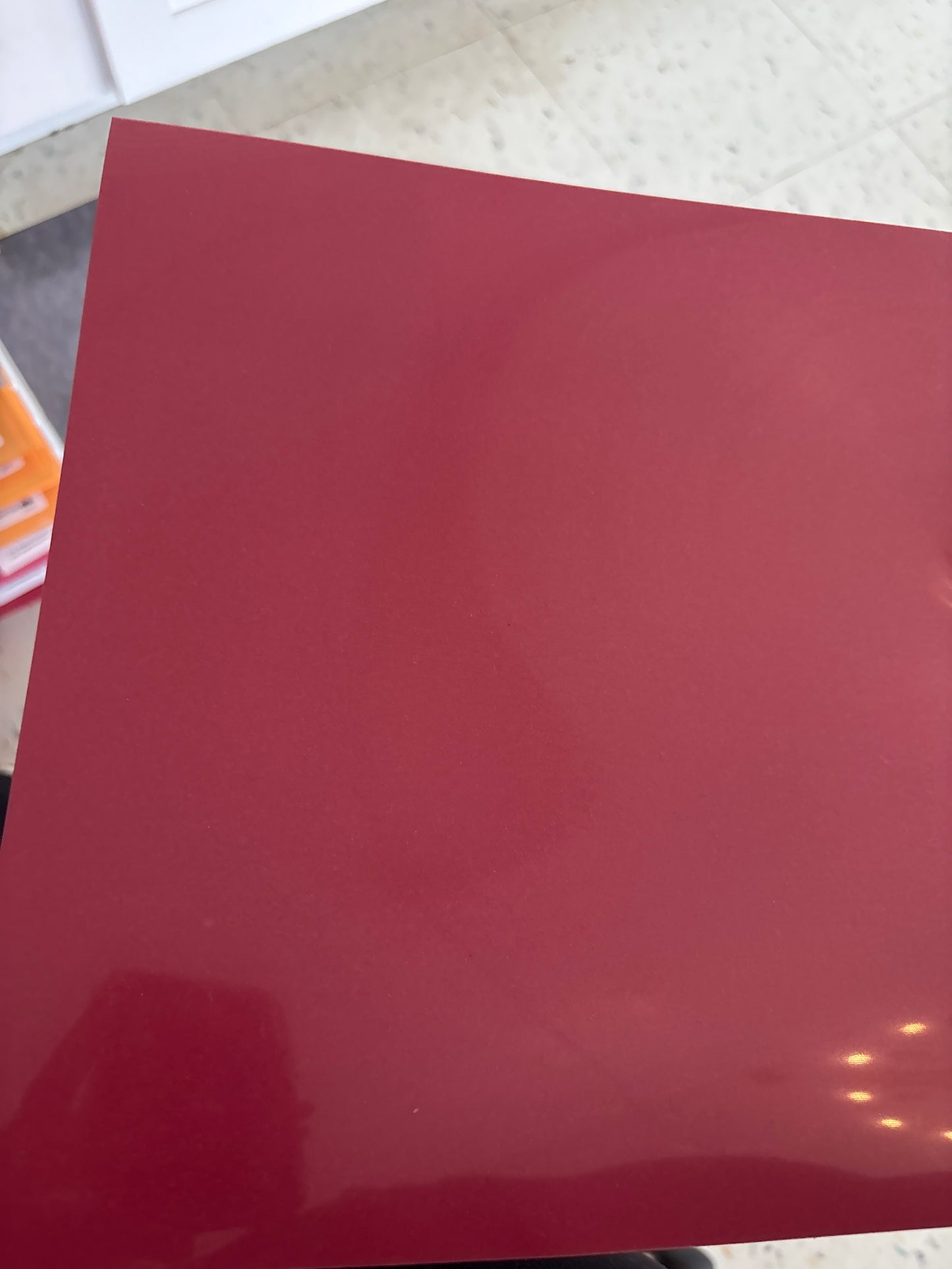 Pink, Red and Orange Vinyl