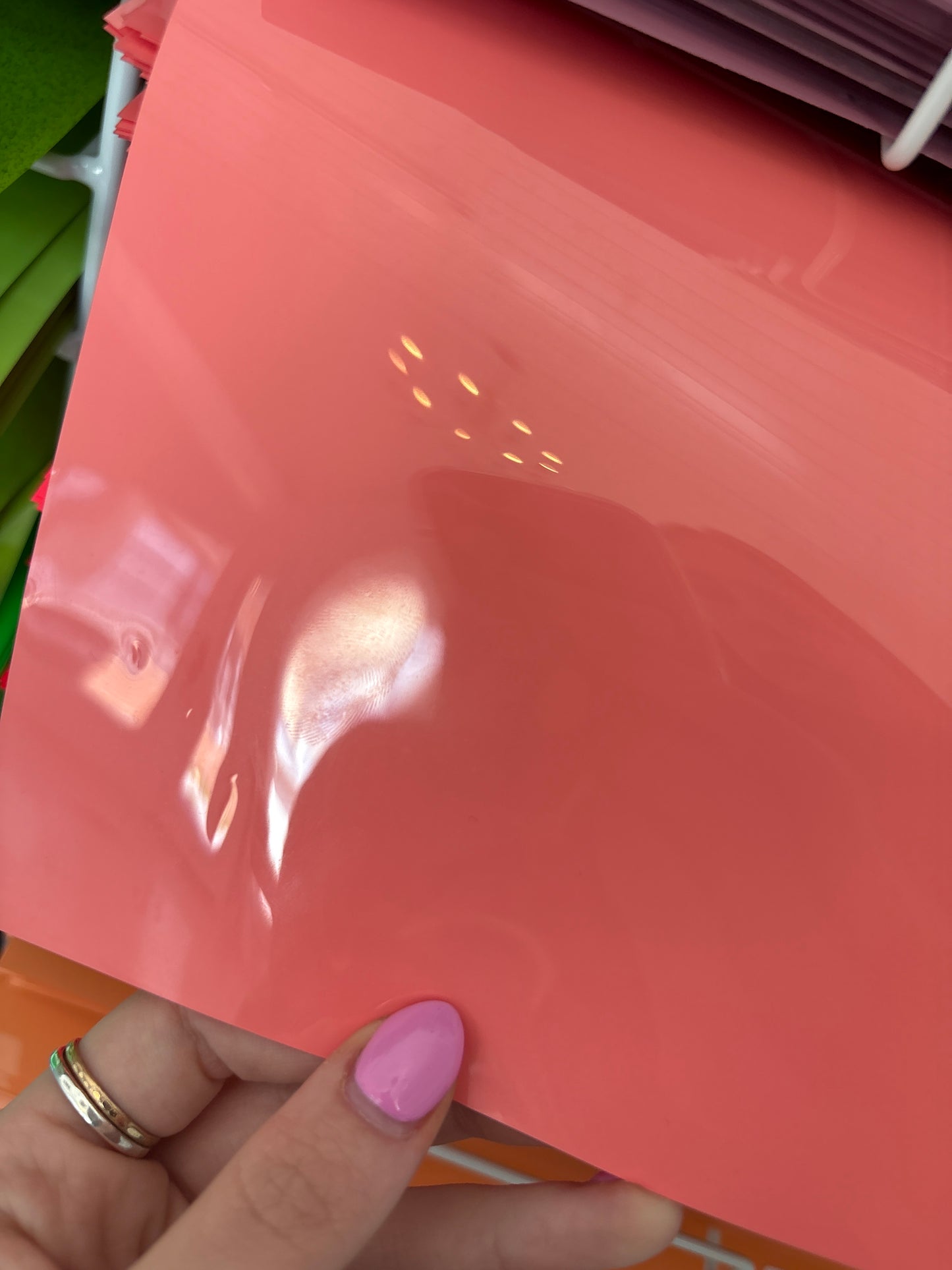 Pink, Red and Orange Vinyl