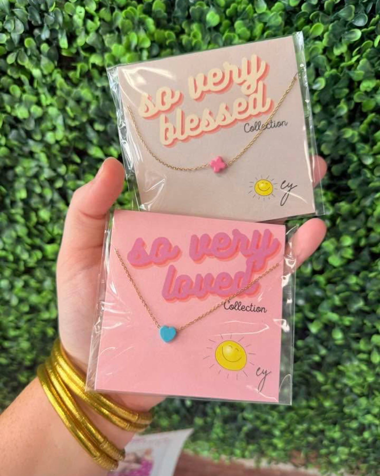 So very loved/blessed necklace