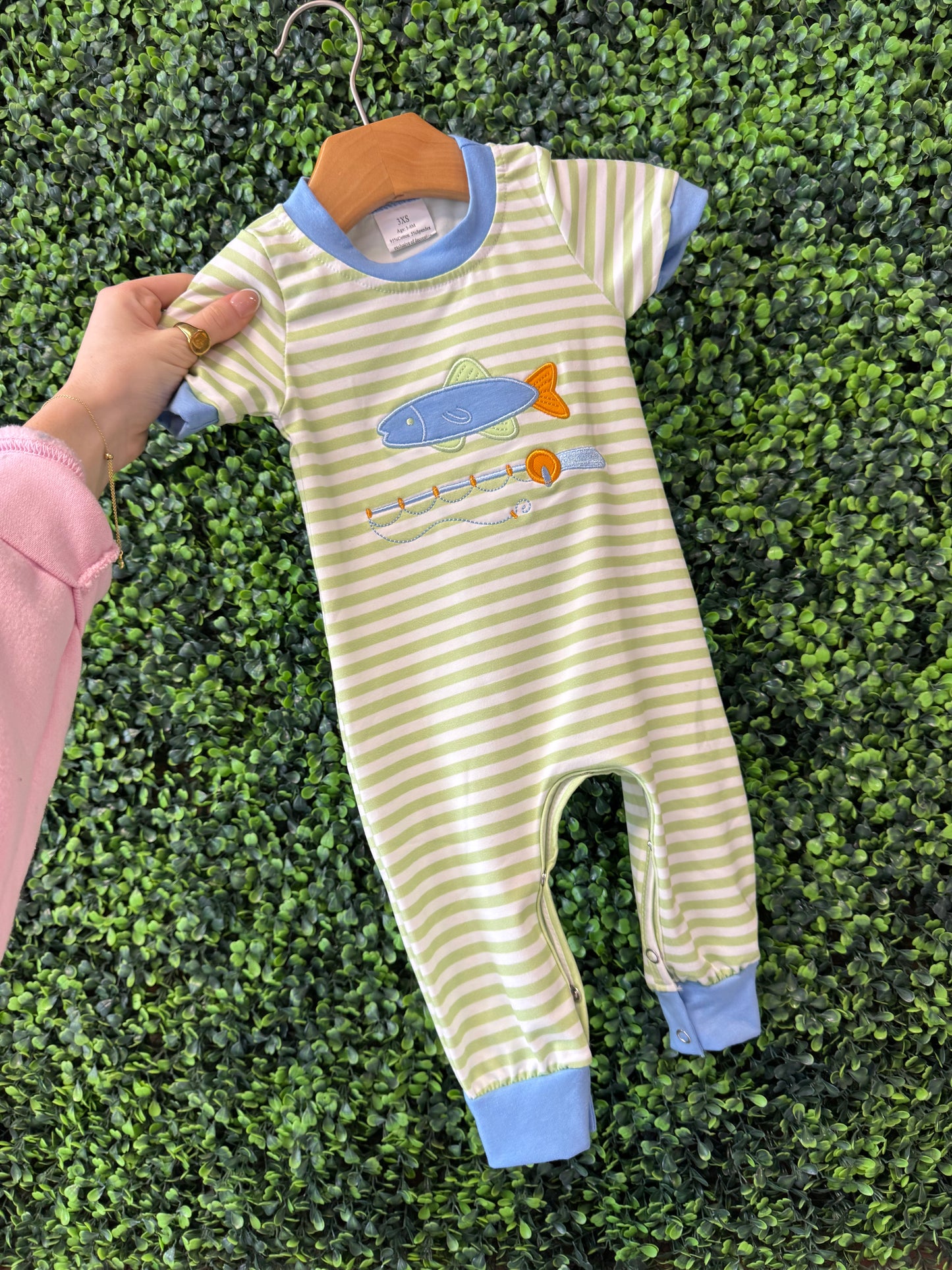 Shortsleeved Fishing Romper