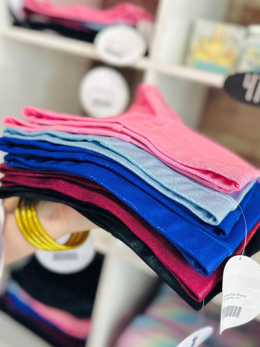 Girl’s Shimmer Biker Shorts