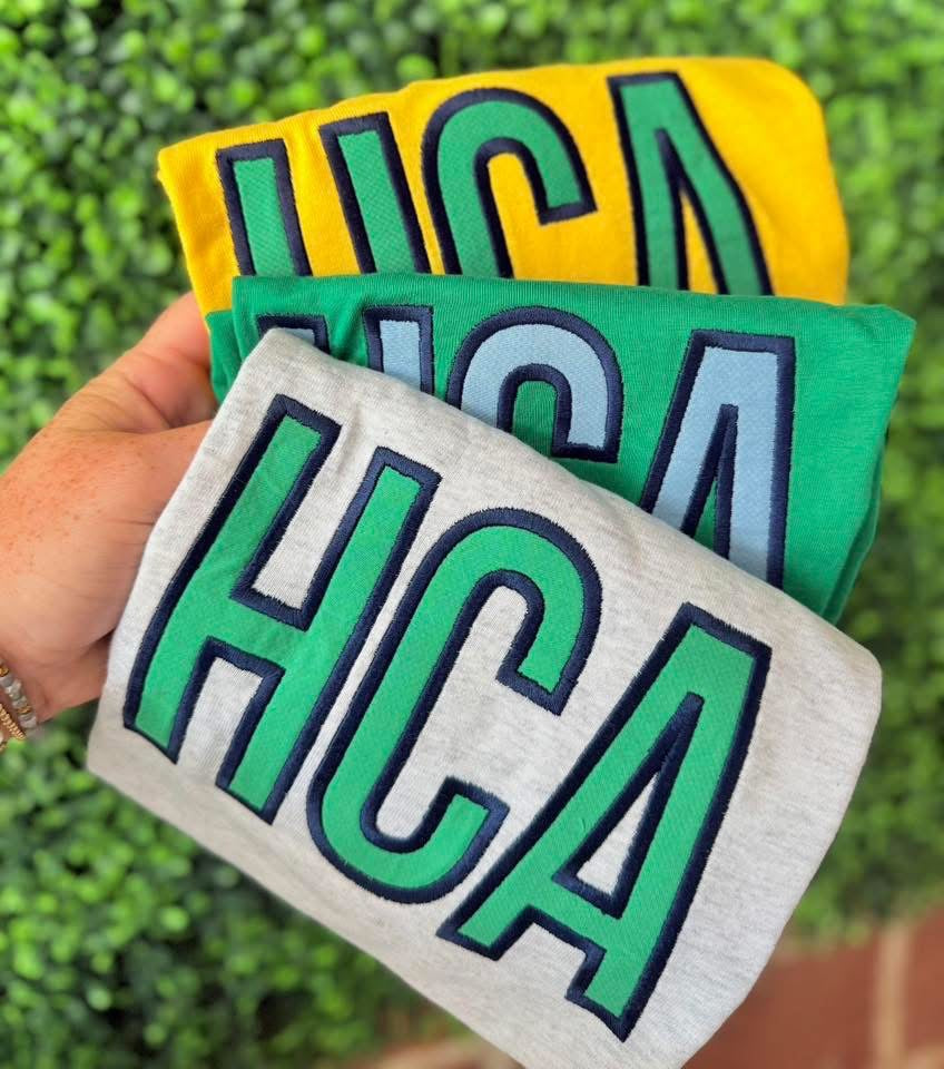 HCA Block Applique Tee