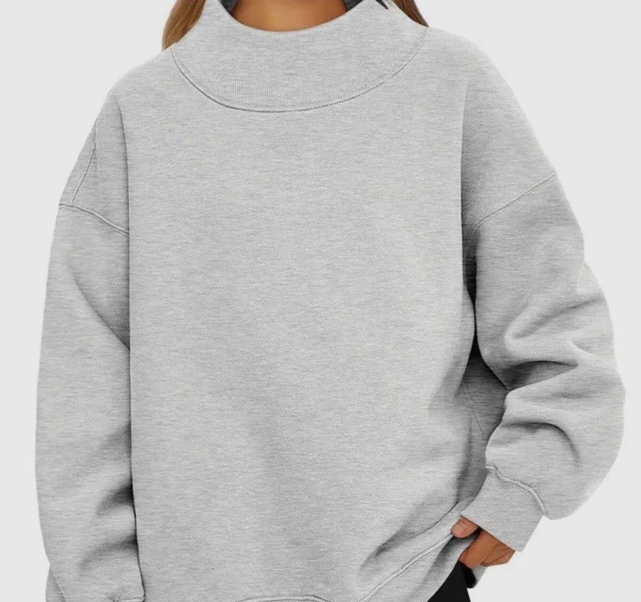 Mock neck sweater