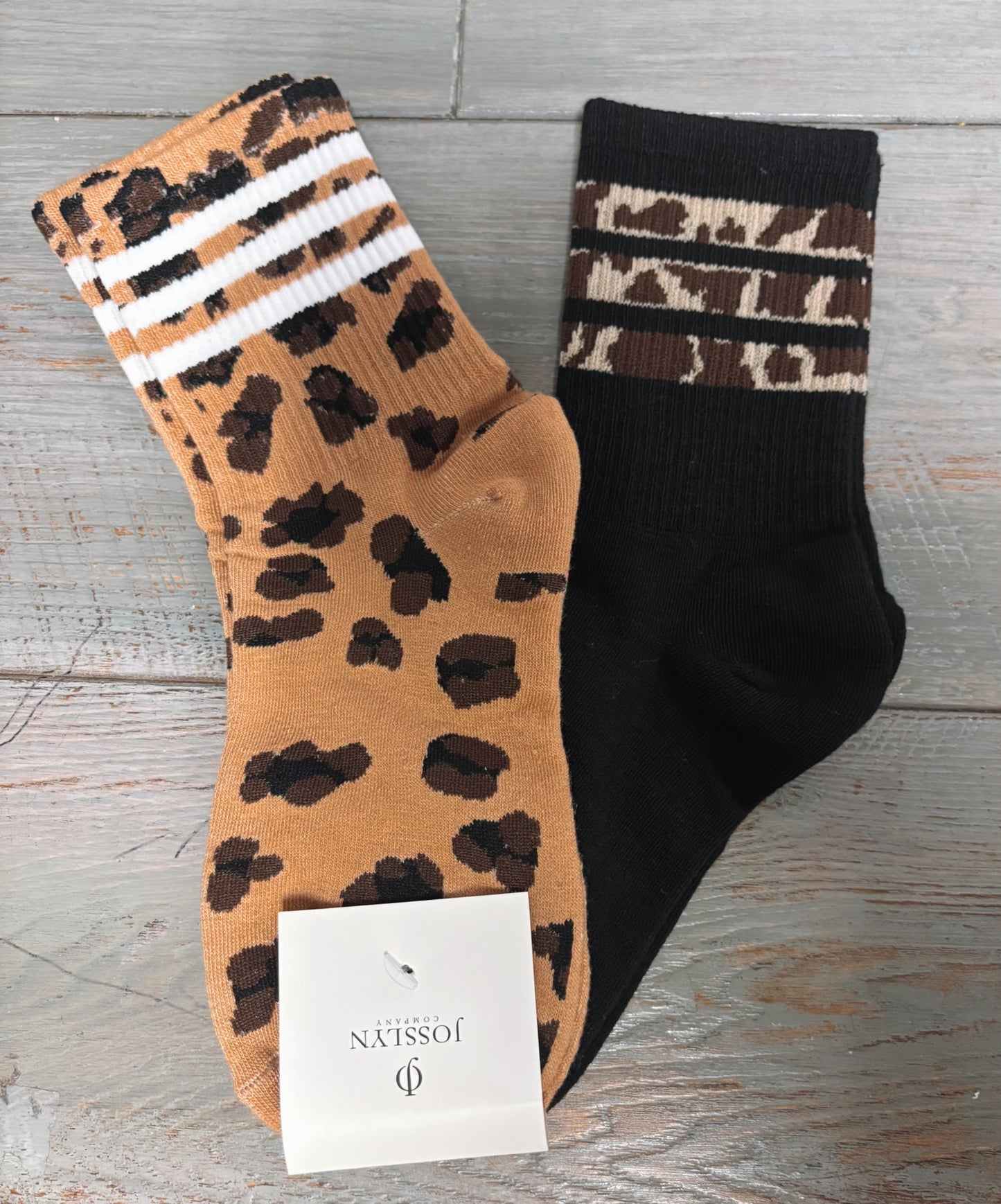 Women’s Animal Leopard Crew Socks