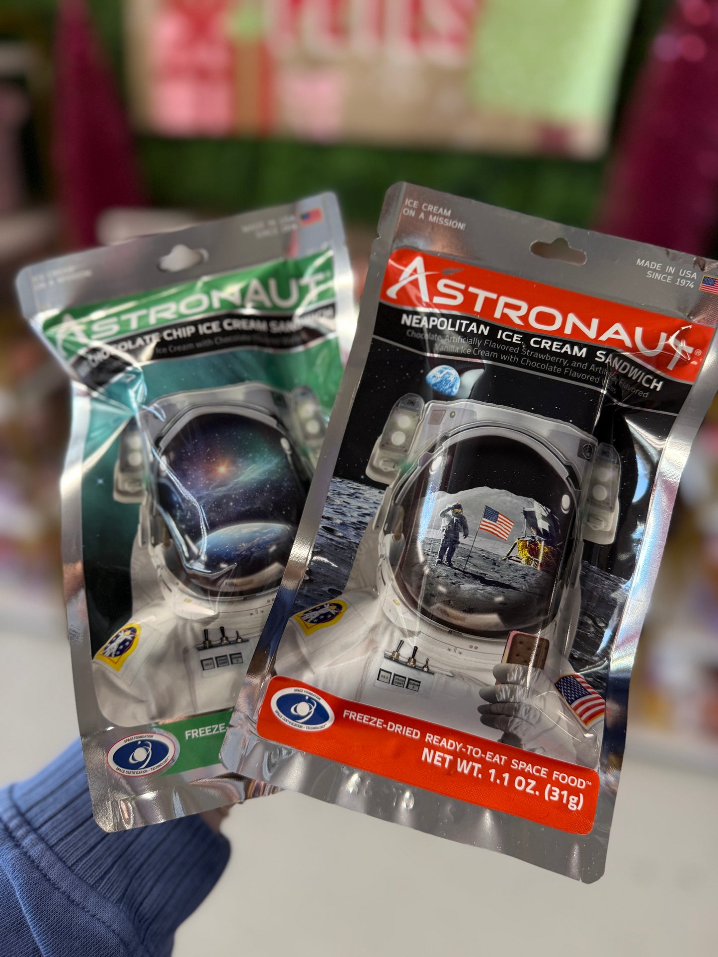 Astronaut Freeze Dried Ice Cream