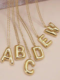 Initial Necklace 18k NonTarnish