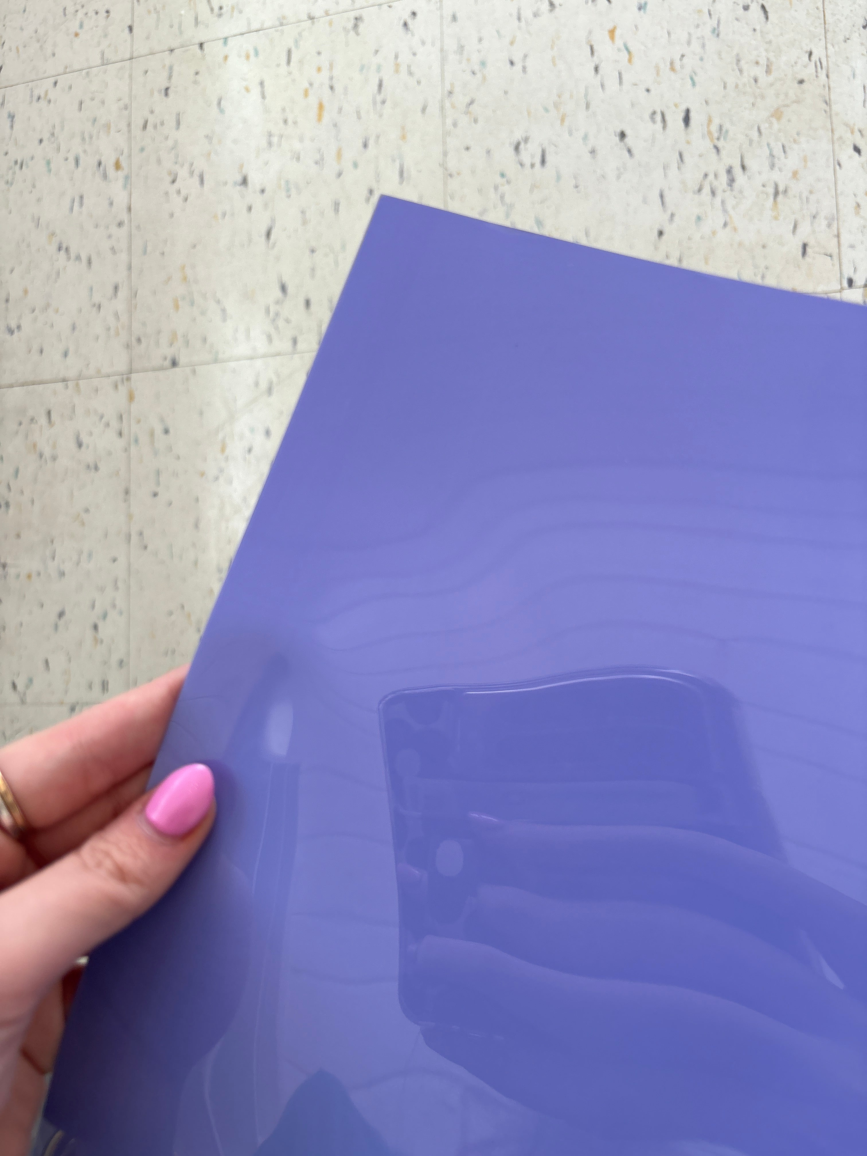 Blue and purple Vinyl
