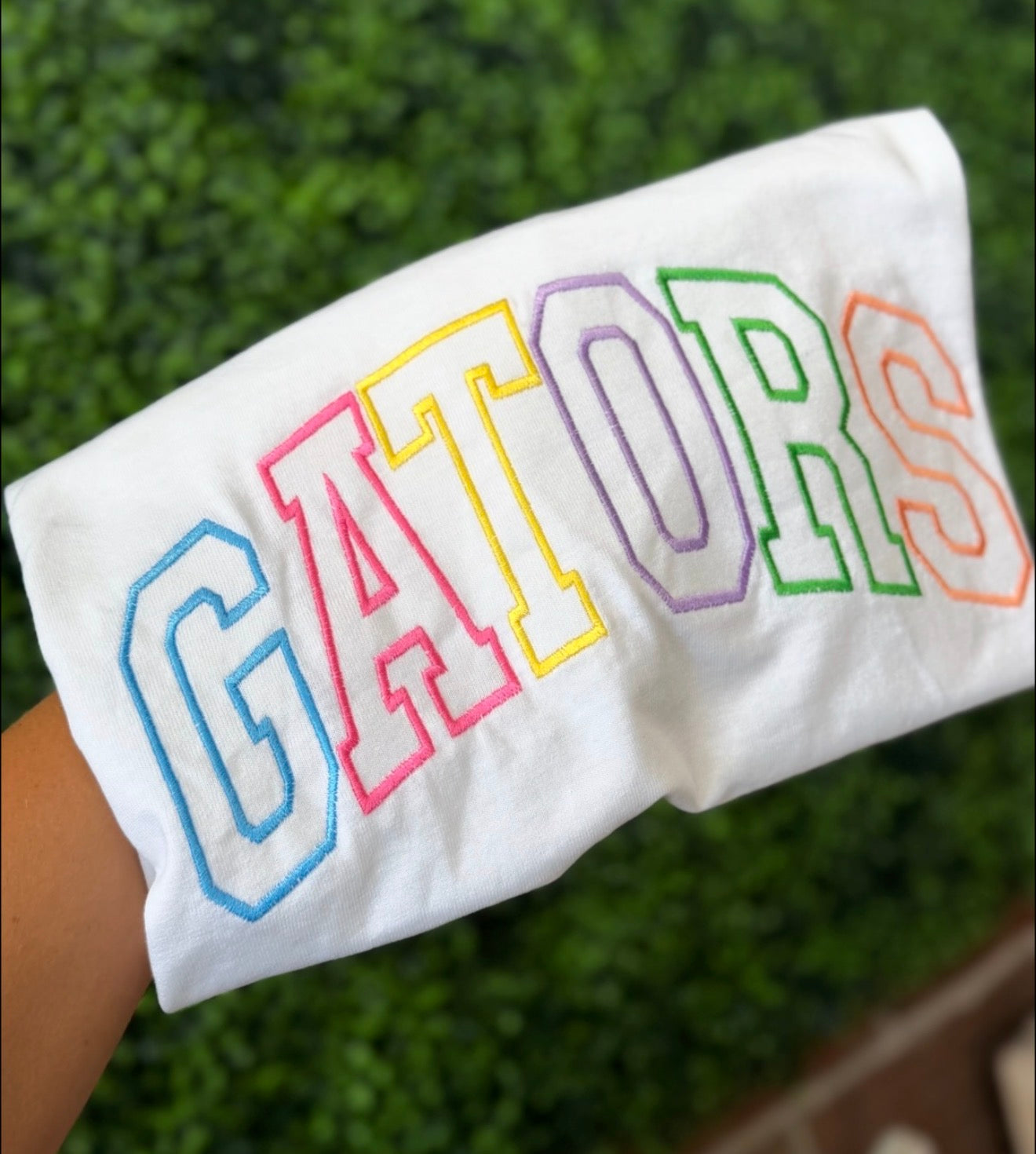 Pastel varsity tee