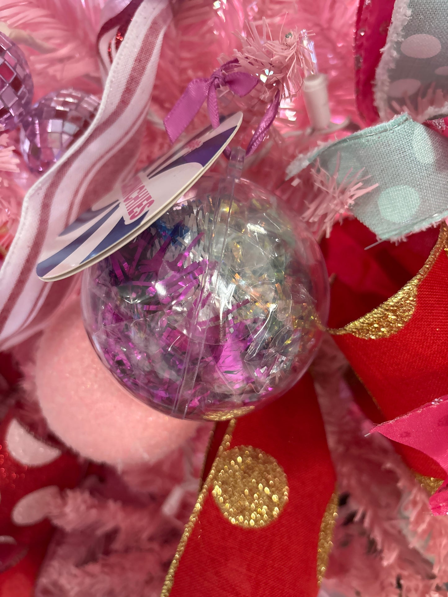 Shimmering Scrunchie Ornament Set