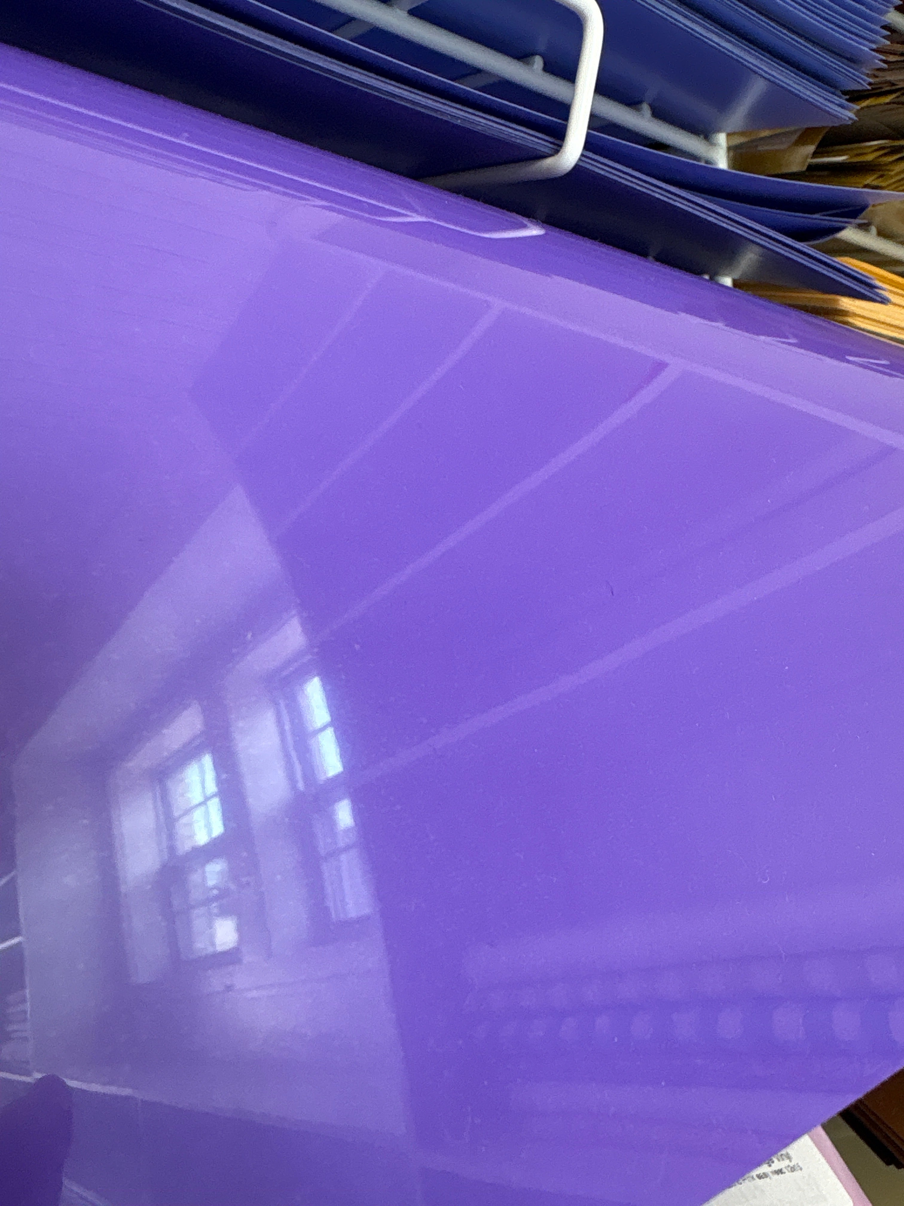 Blue and purple Vinyl
