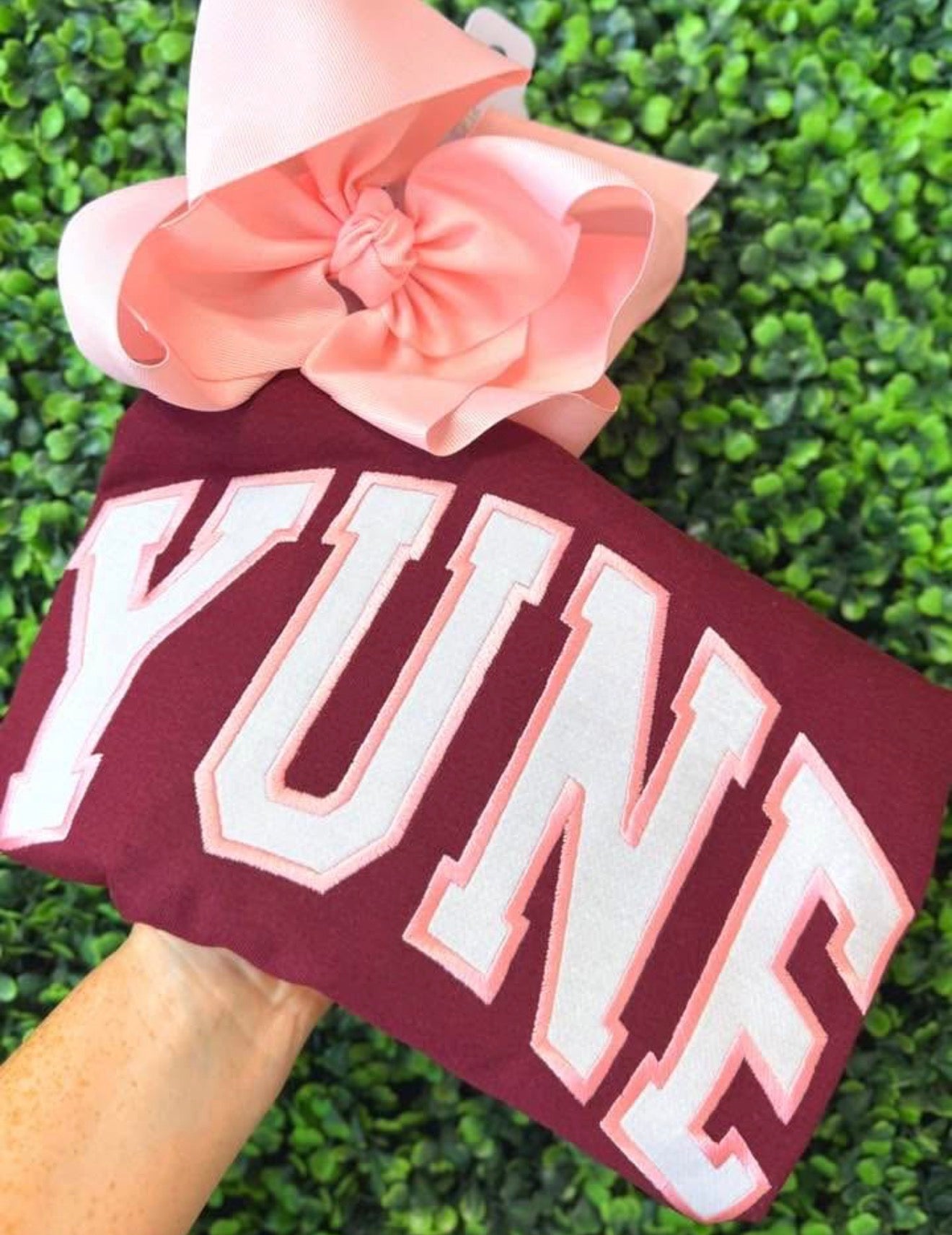 Yune varsity appliqué sweatshirt
