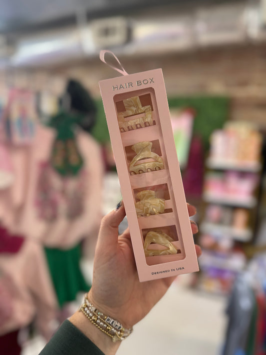 Pearlized Mini Claw Hair Clip