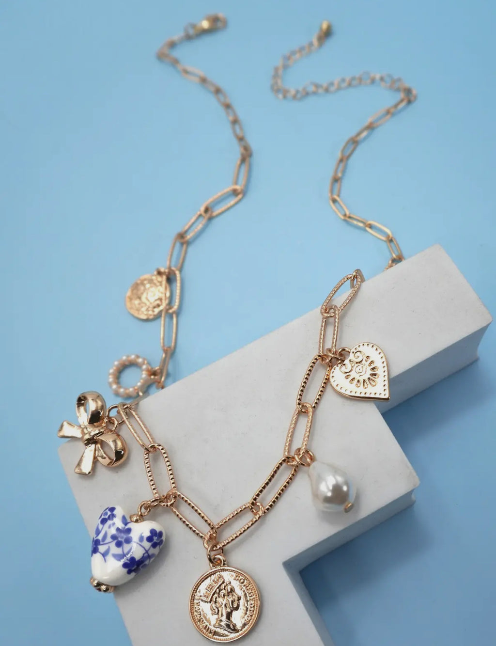 Gold Charm Necklace