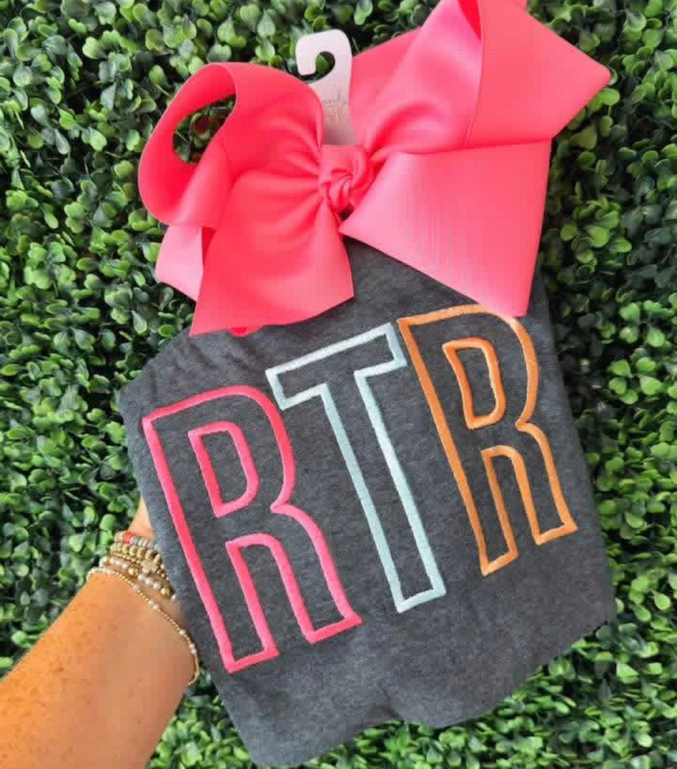 Open stitch tee