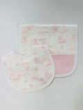Toile Tales Bibs & Burp Cloth