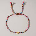 Corded Cross Bracelet