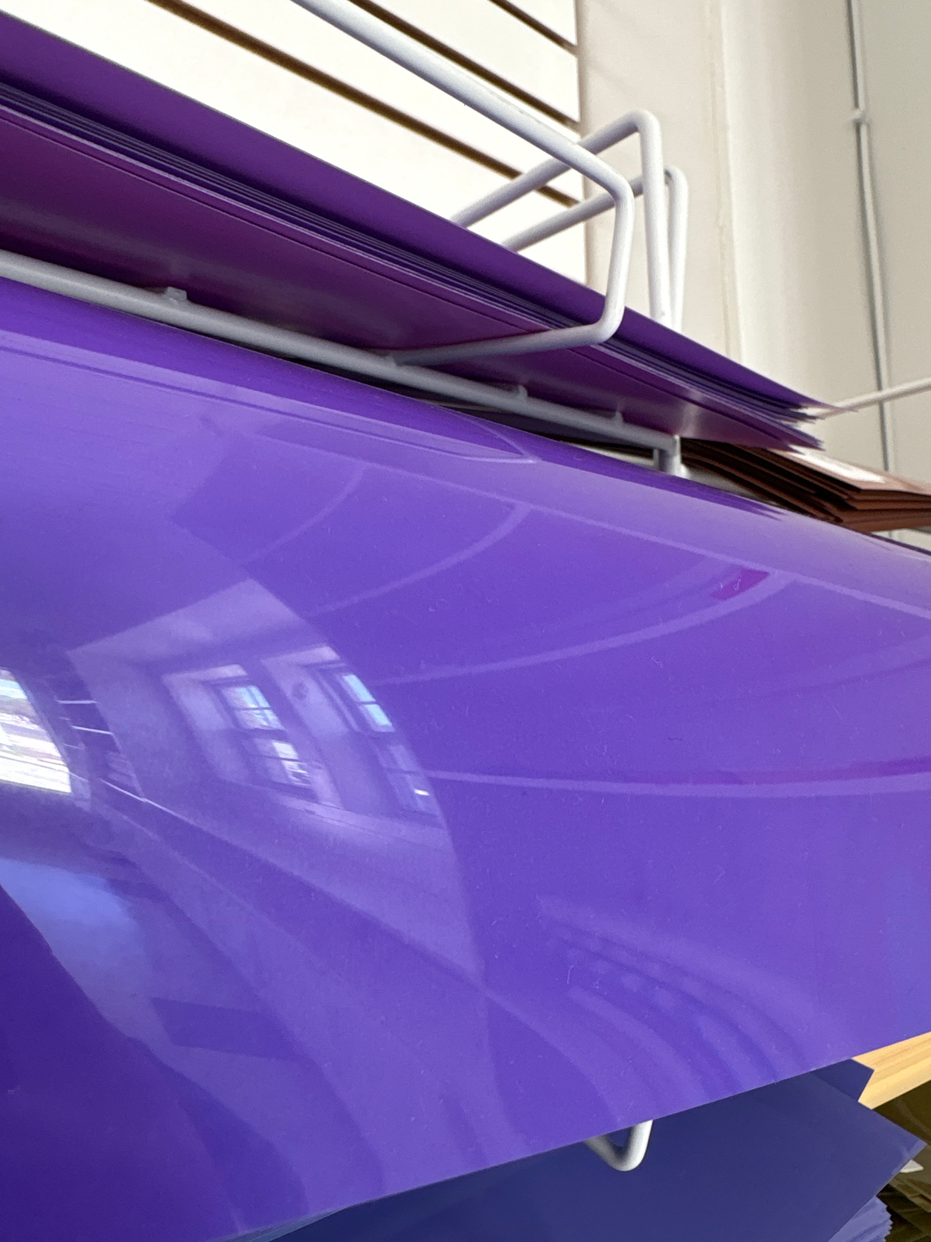 Blue and purple Vinyl