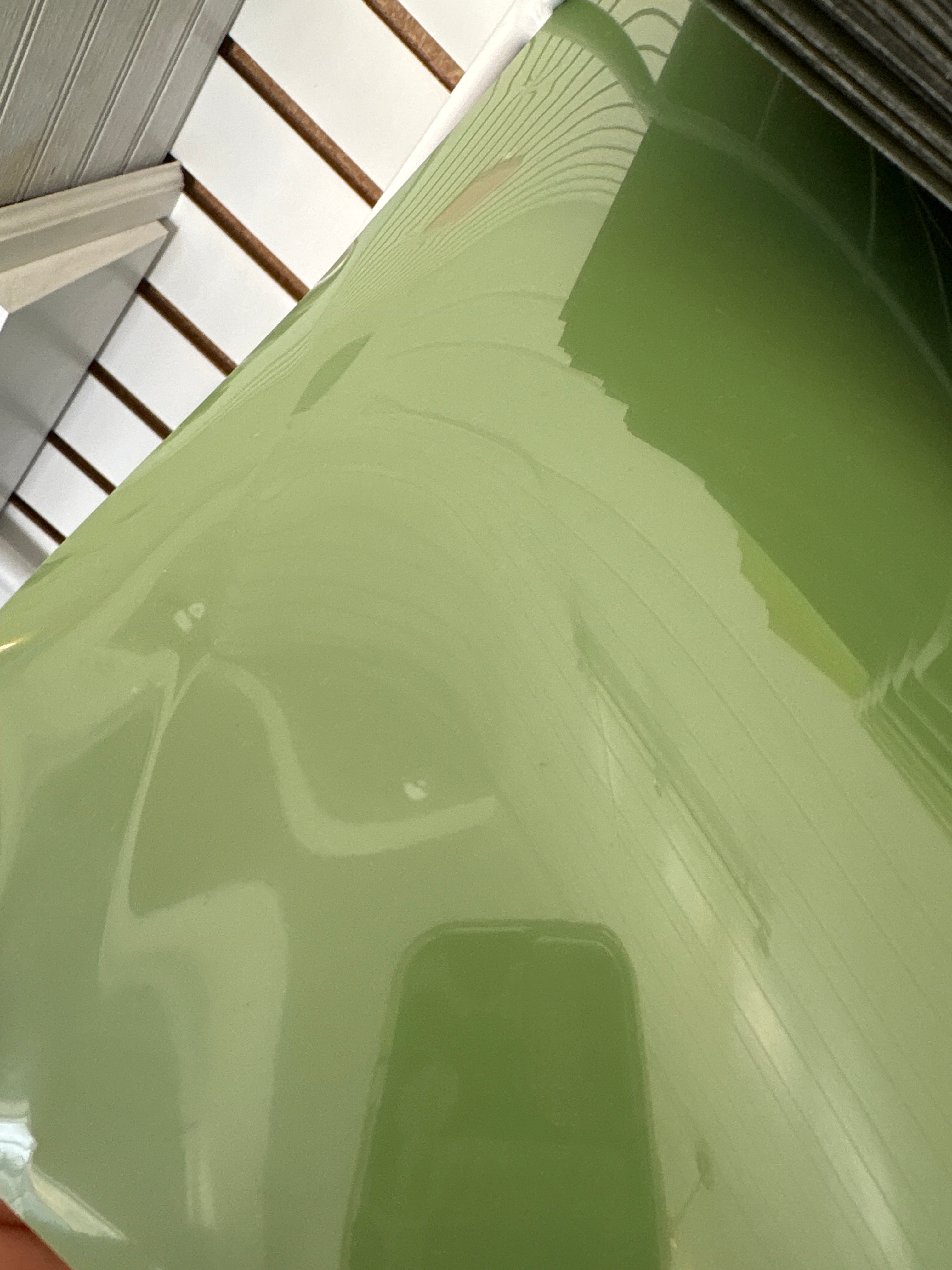 Green and yellow vinyl
