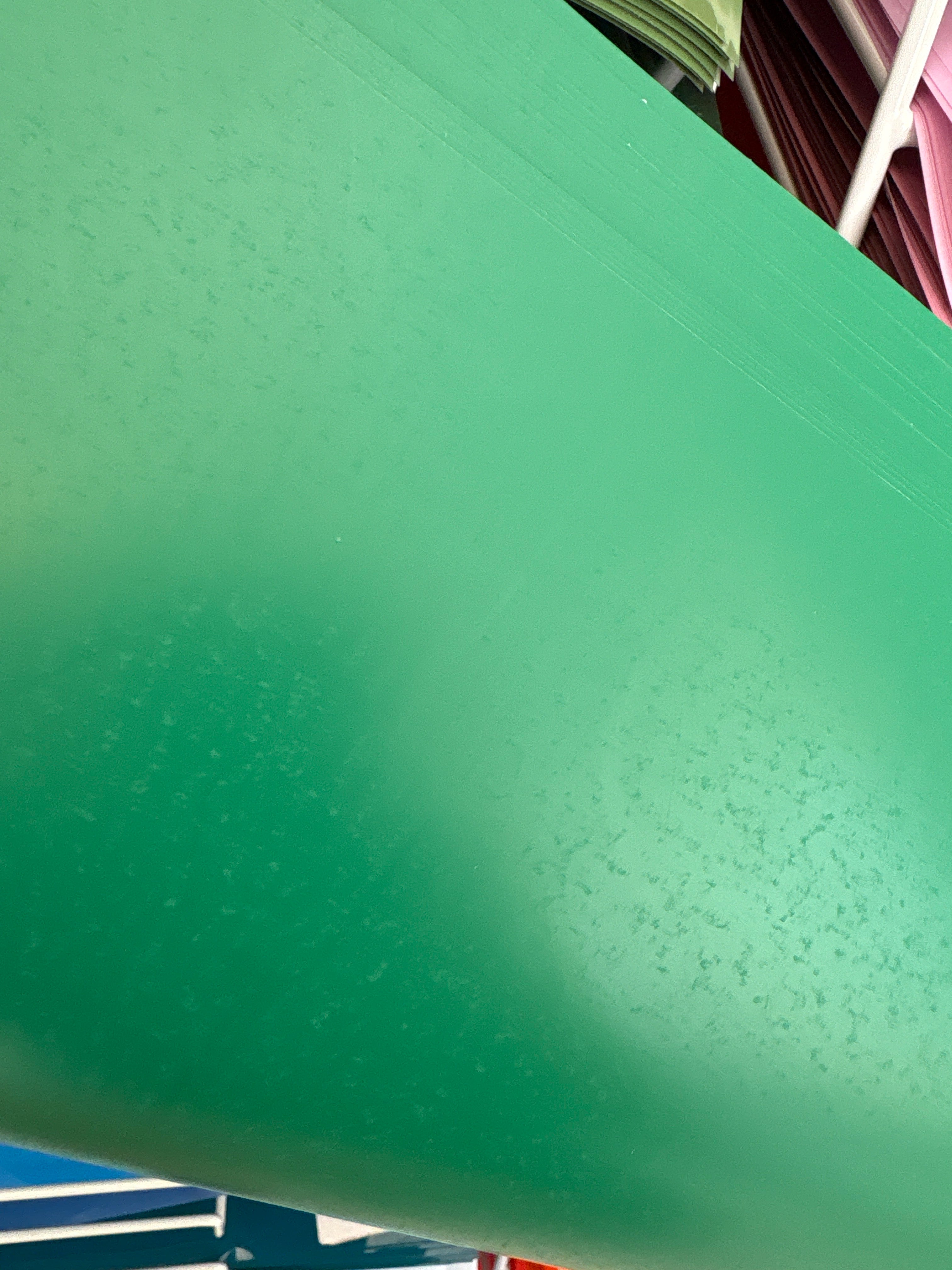 Green and yellow vinyl