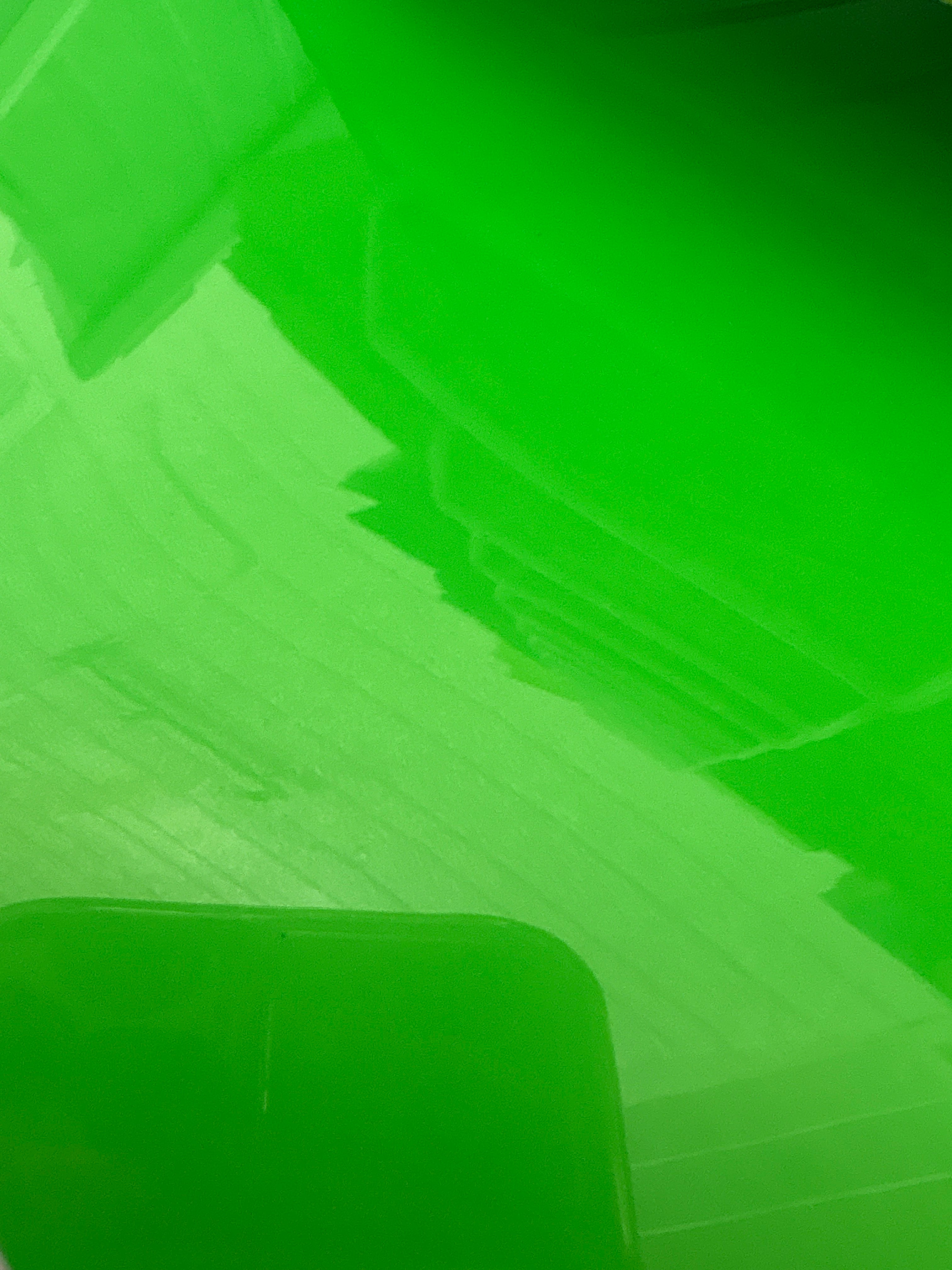 Green and yellow vinyl