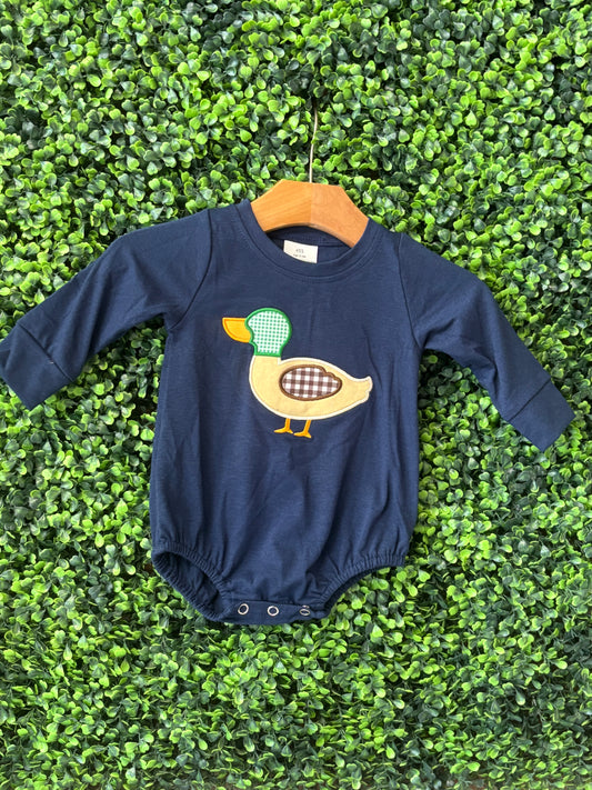 Navy Duck Longsleeve Bubble