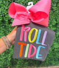 Bright and fun thick stitch tee