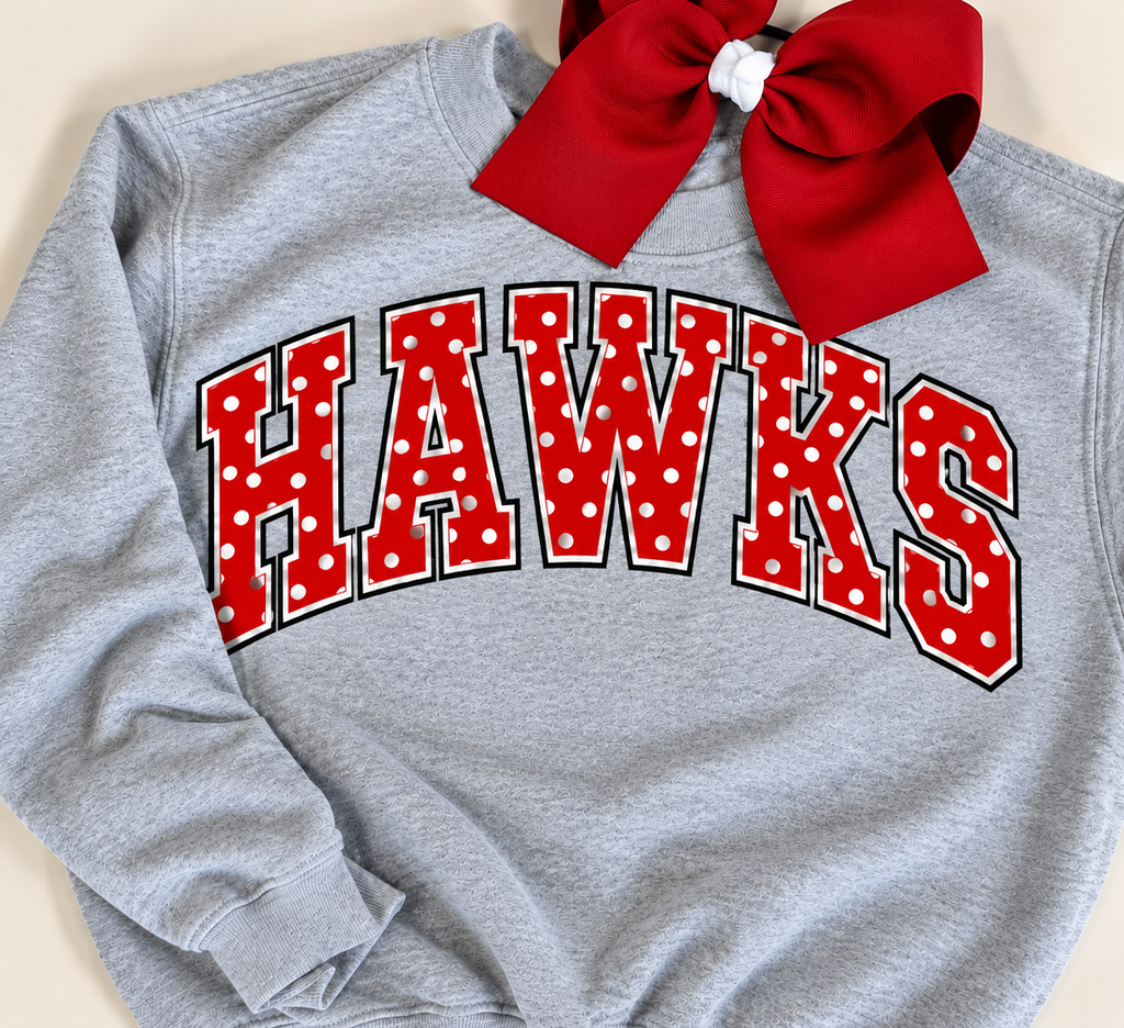 Polka dot school sweatshirt sale