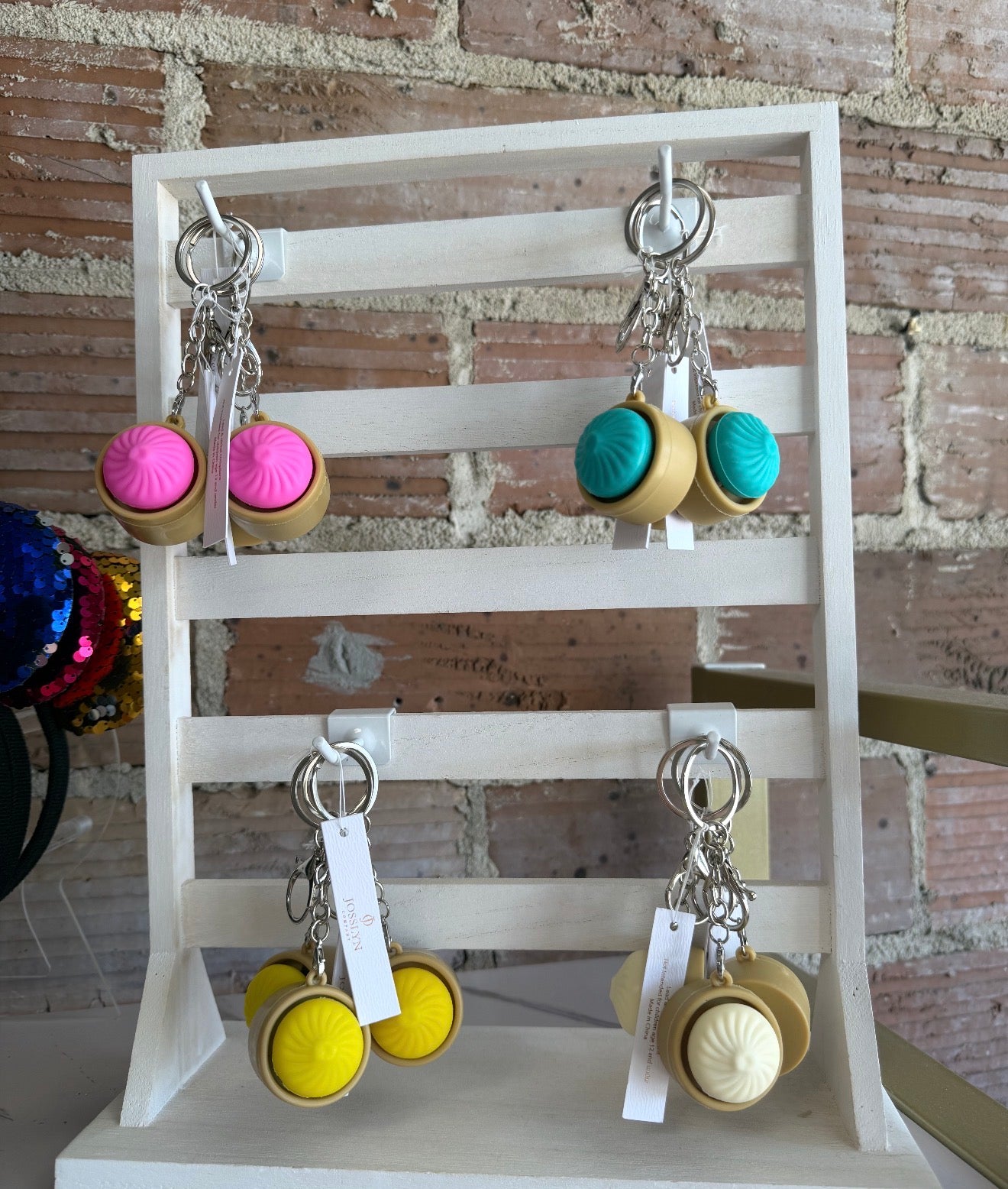 Dumpling Fidget Keychain
