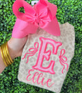 Cheetah and pink appliqué