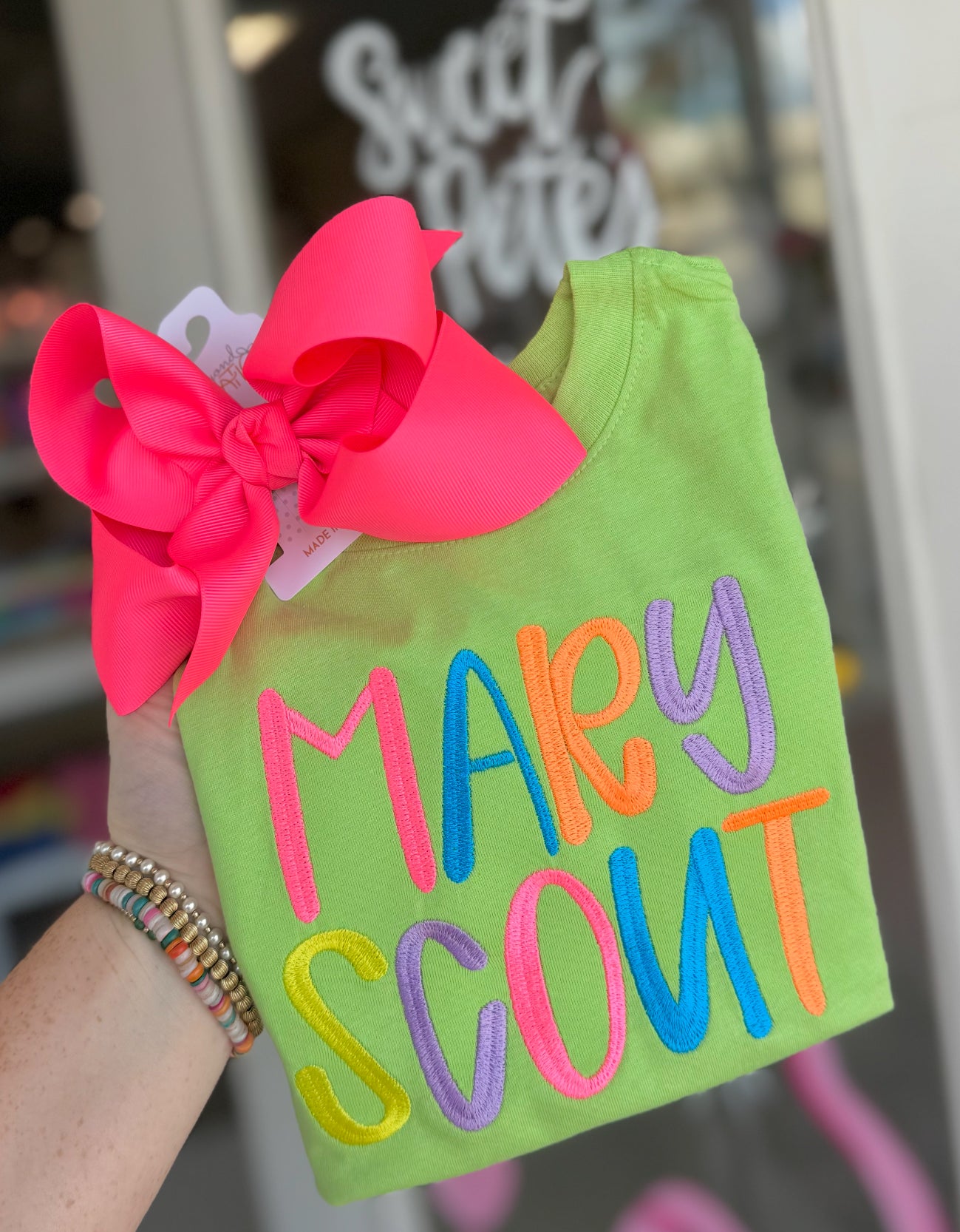 Neon sugar tee