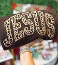 Brown Applique Sweatshirt