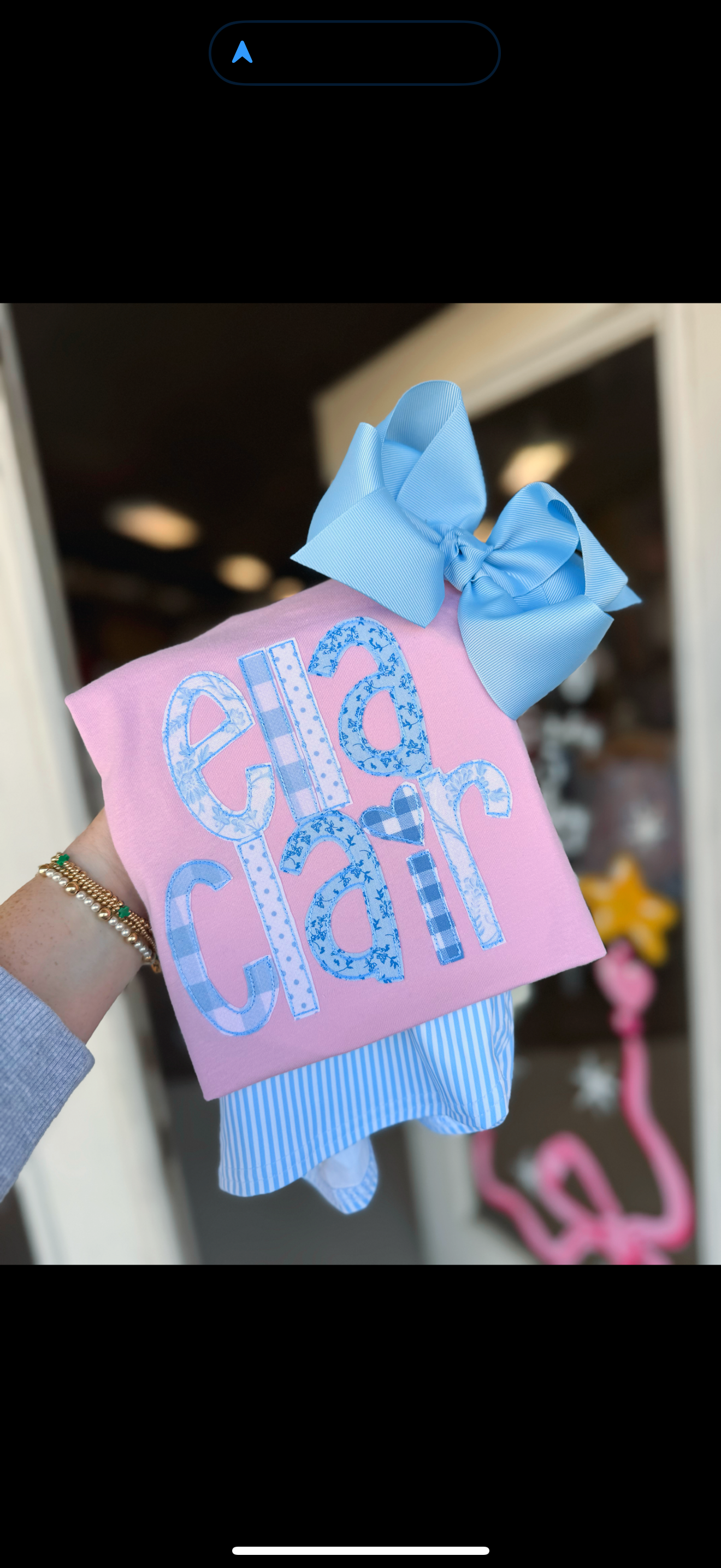 So bluetiful appliqué