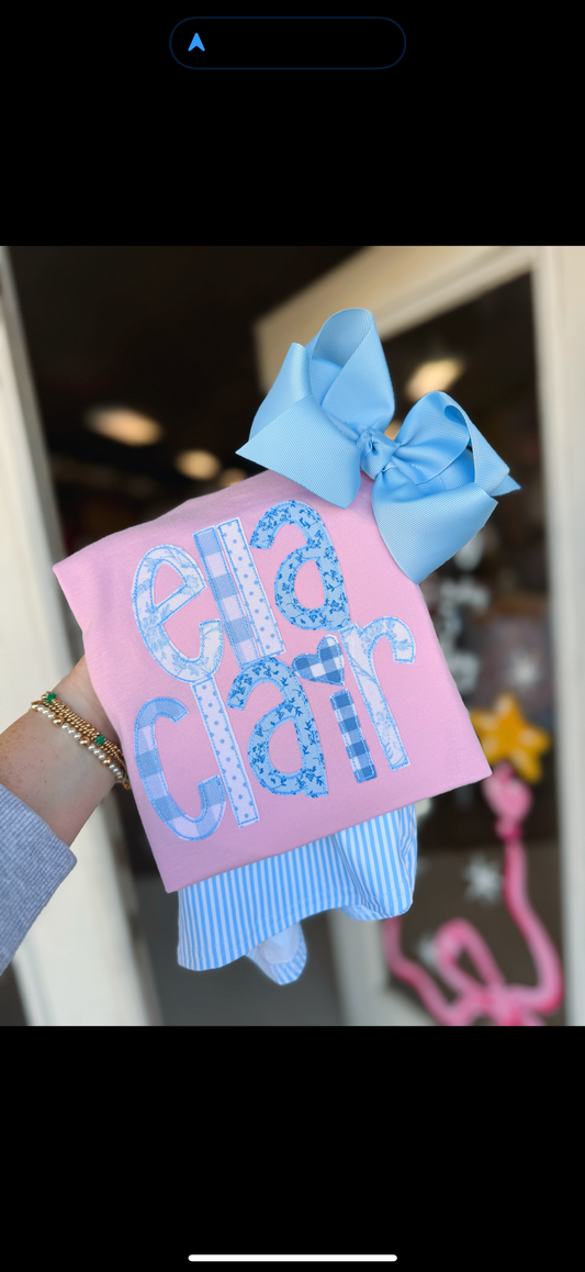 So bluetiful appliqué