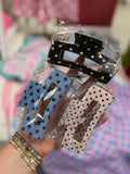 Polka Dot Claw Clip