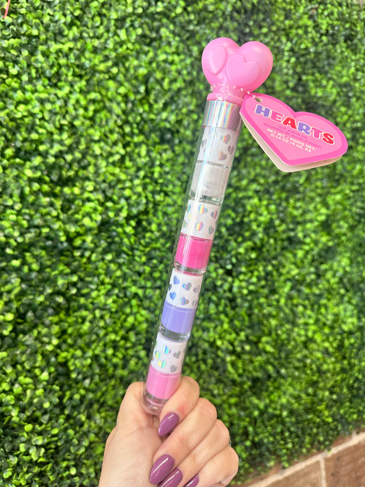Hearts Nail Polish Tube