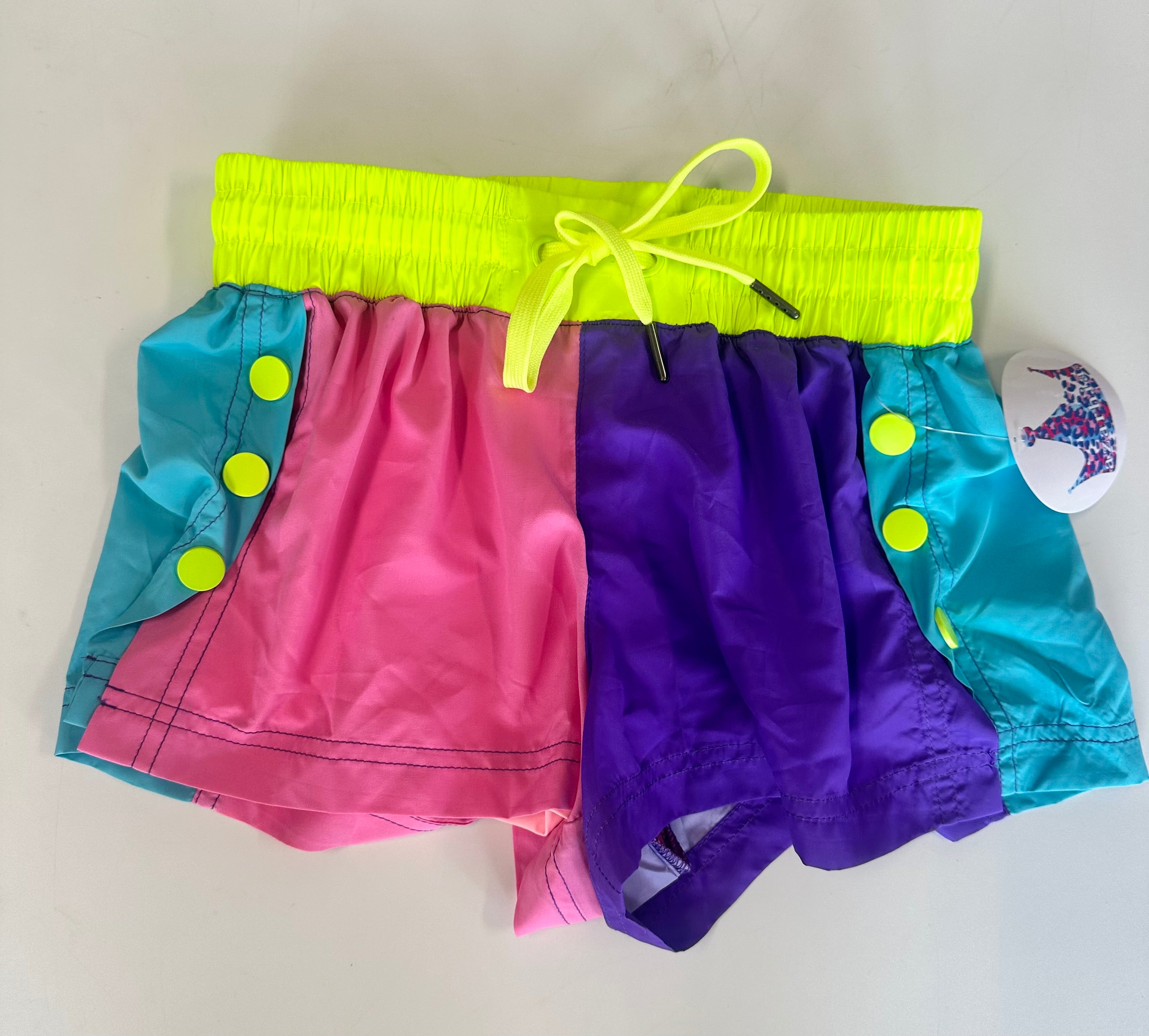 Girl’s Color Block Shorts